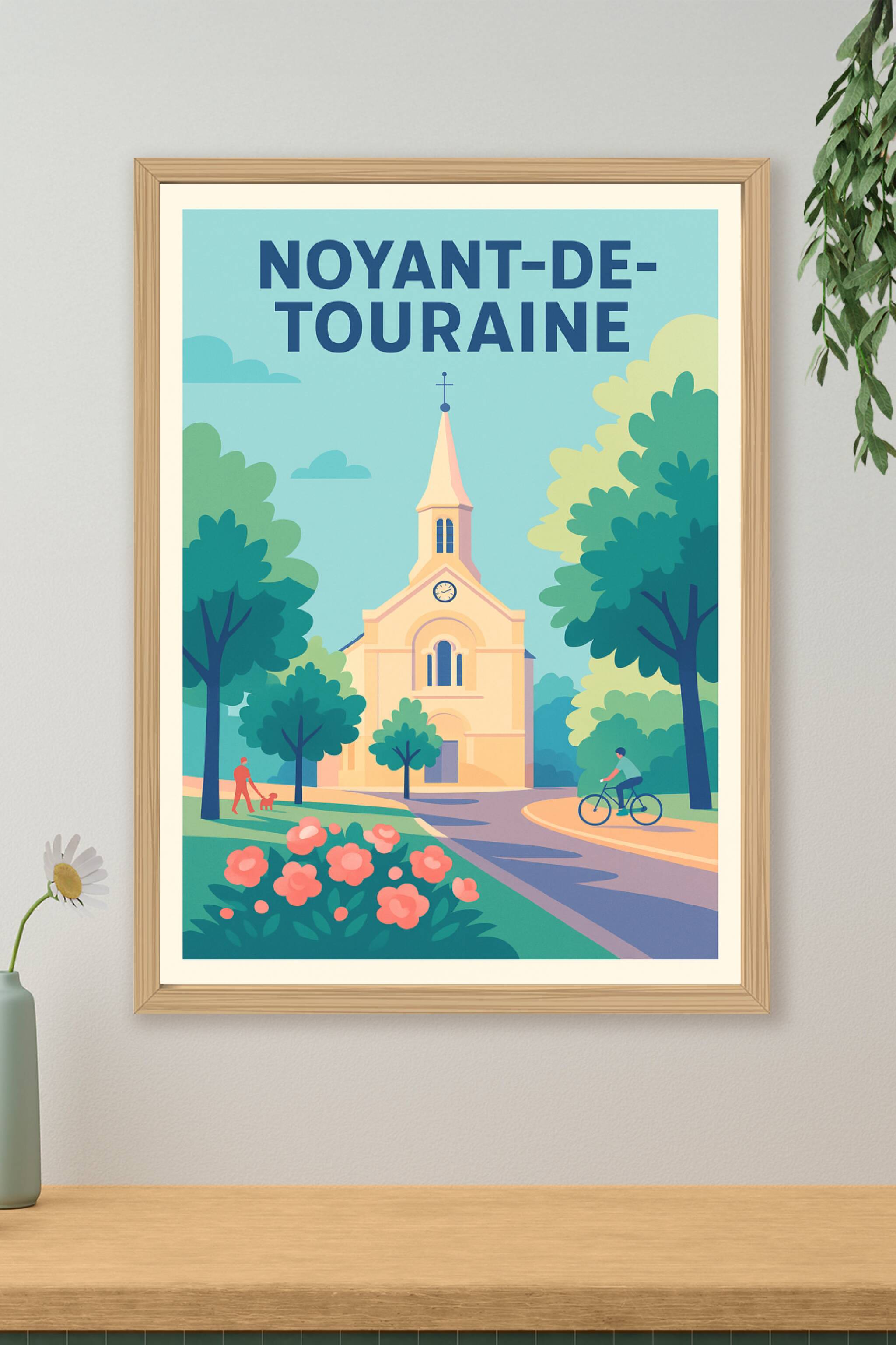 Affiche de Noyant-de-Touraine - Un havre de sérénité et charme local