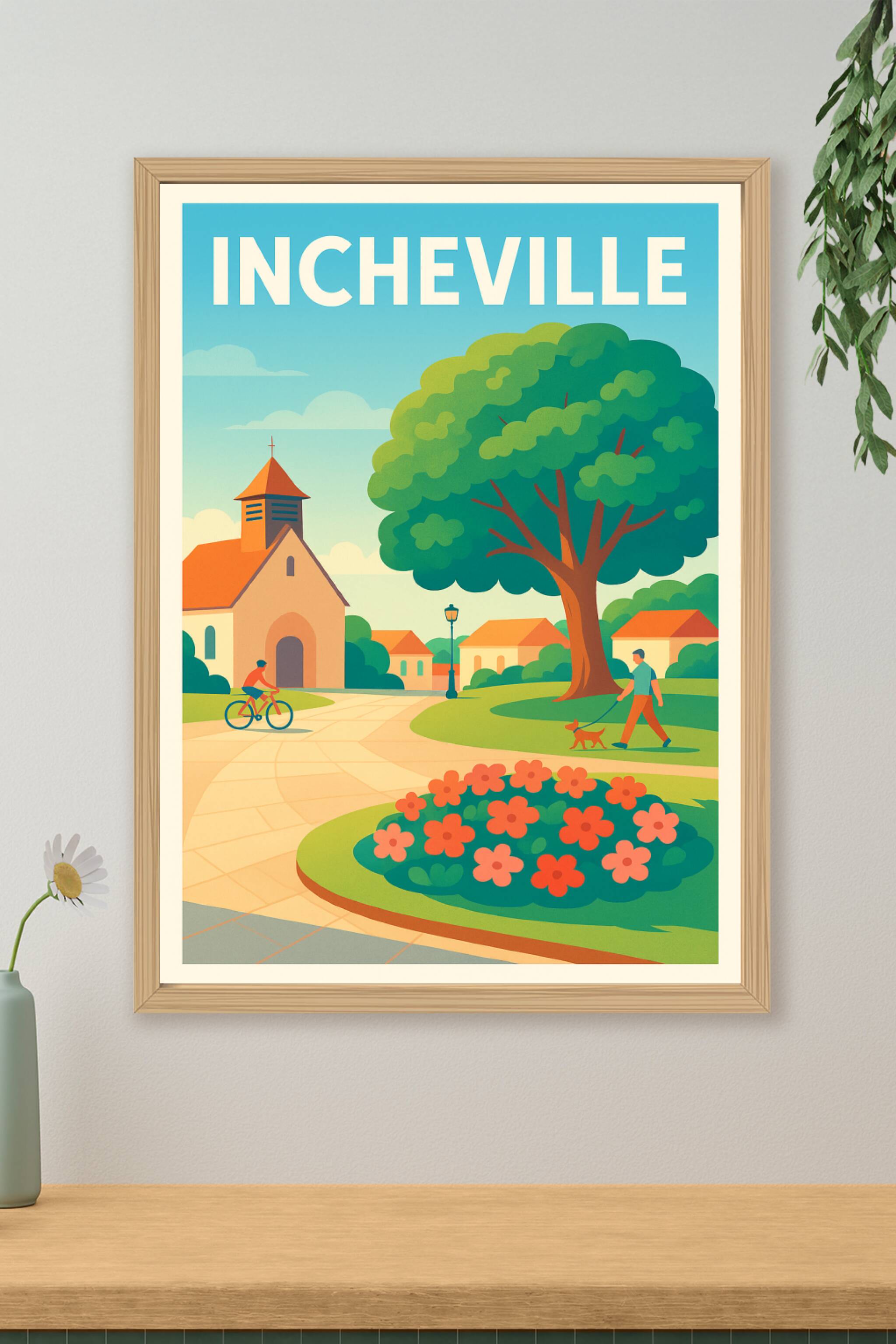 Affiche de Incheville - Harmonie champêtre et douceur de vivre