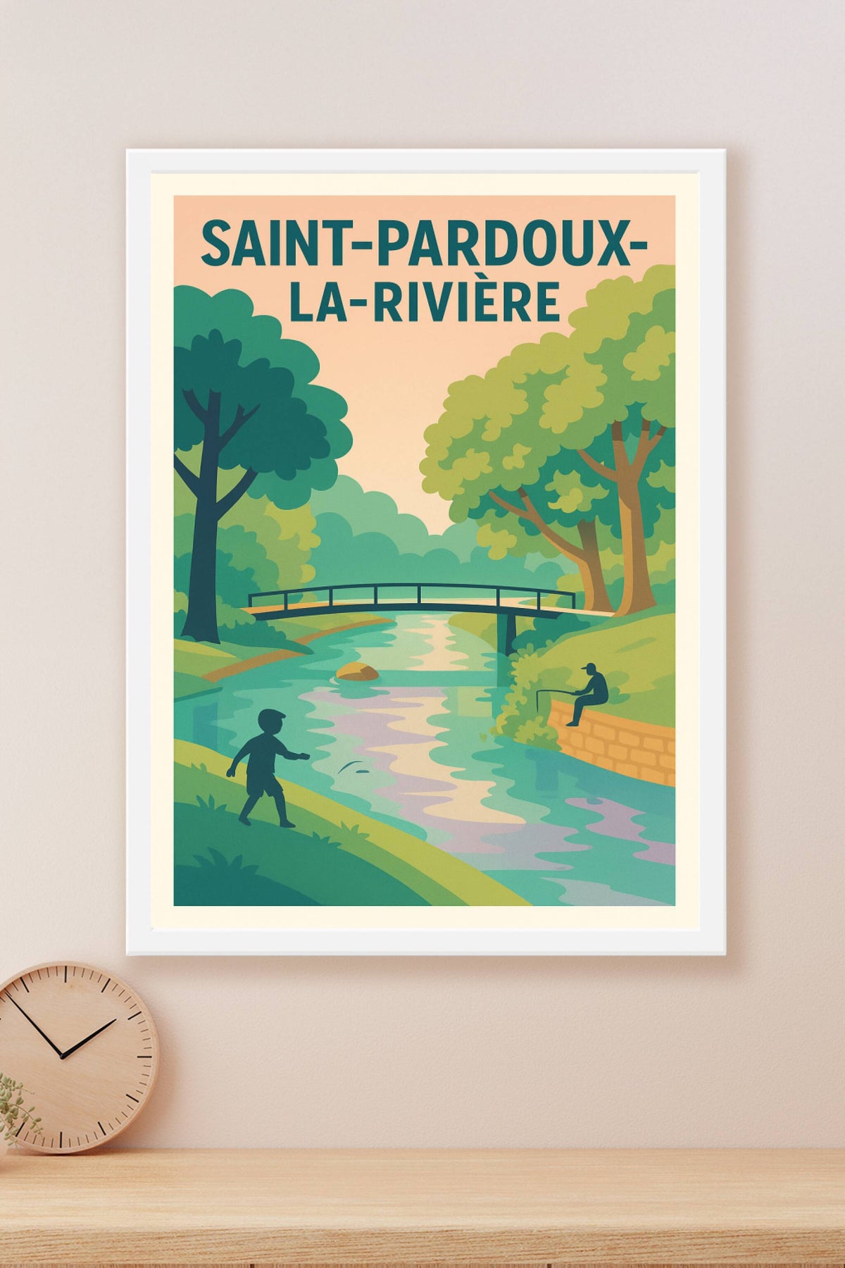Affiche de Saint-Pardoux-la-Rivière - Sérénité au fil de l'eau