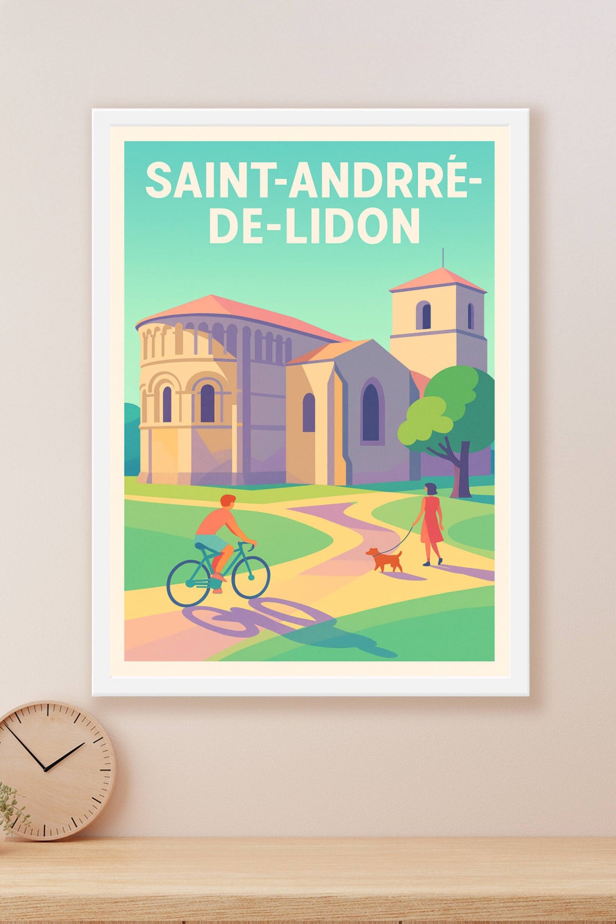 Affiche de Saint-André-de-Lidon - Charme et sérénité au cœur de la Charente-Maritime