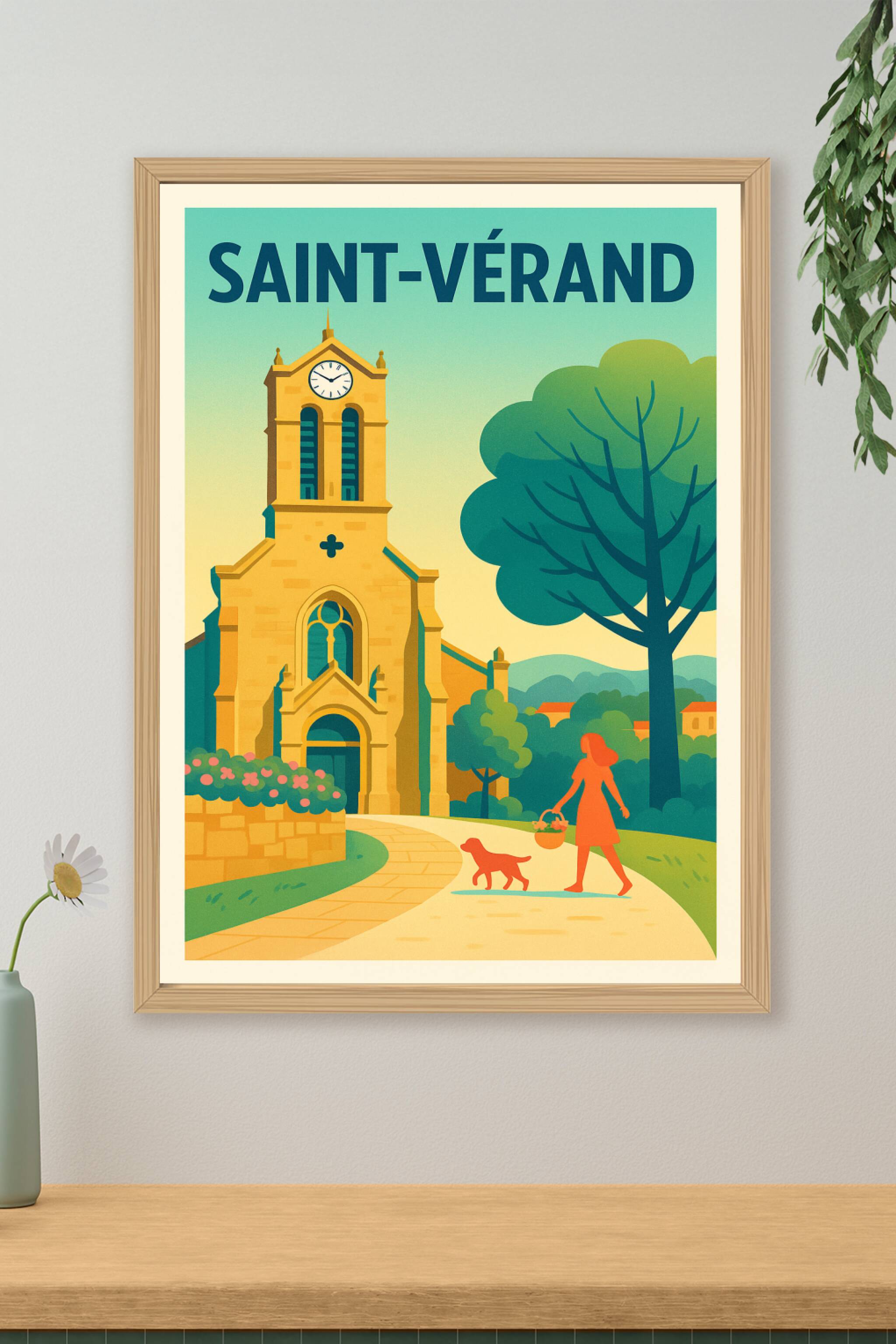 Affiche de Saint-Vérand - Charme et quiétude au cœur du village