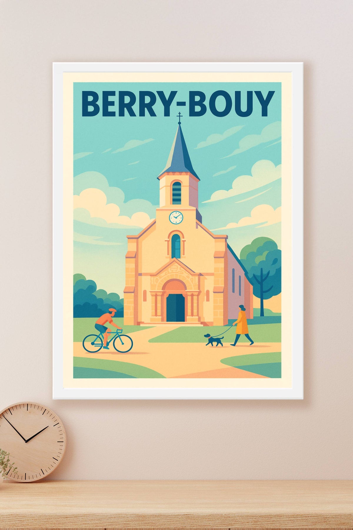 Affiche de Berry-Bouy - Charme paisible au cœur du village