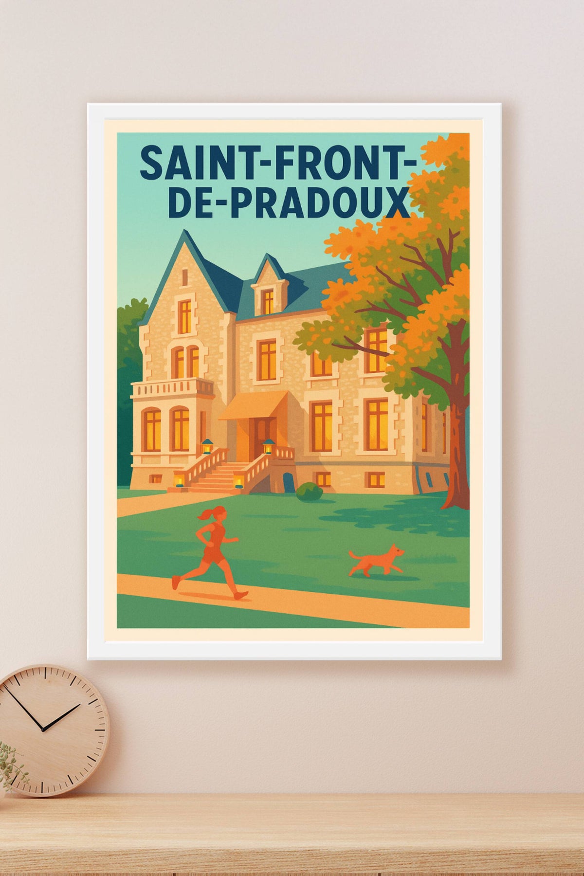 Affiche de Saint-Front-de-Pradoux - Charme et douceur de vivre en Dordogne