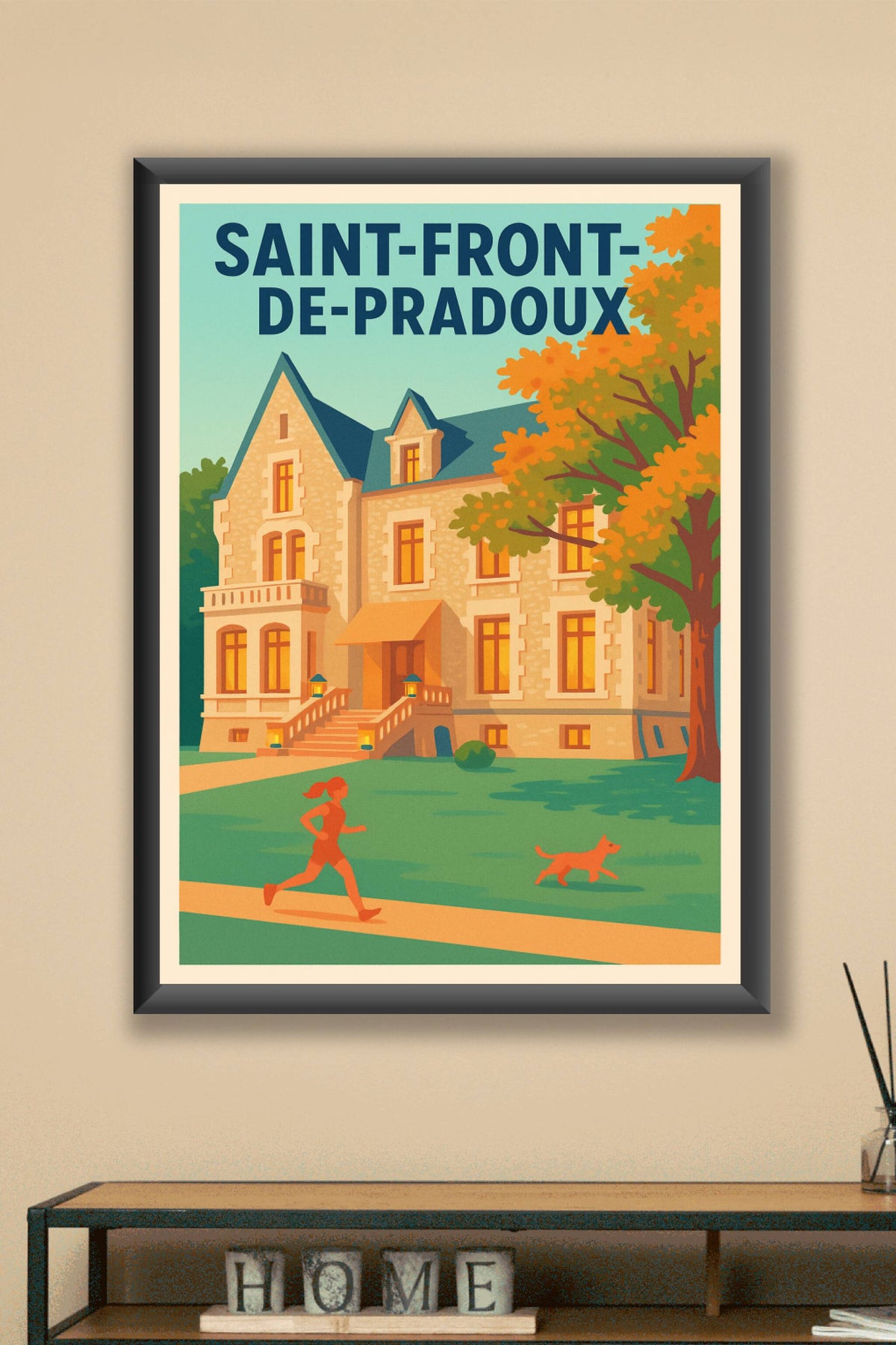 Affiche de Saint-Front-de-Pradoux - Charme et douceur de vivre en Dordogne