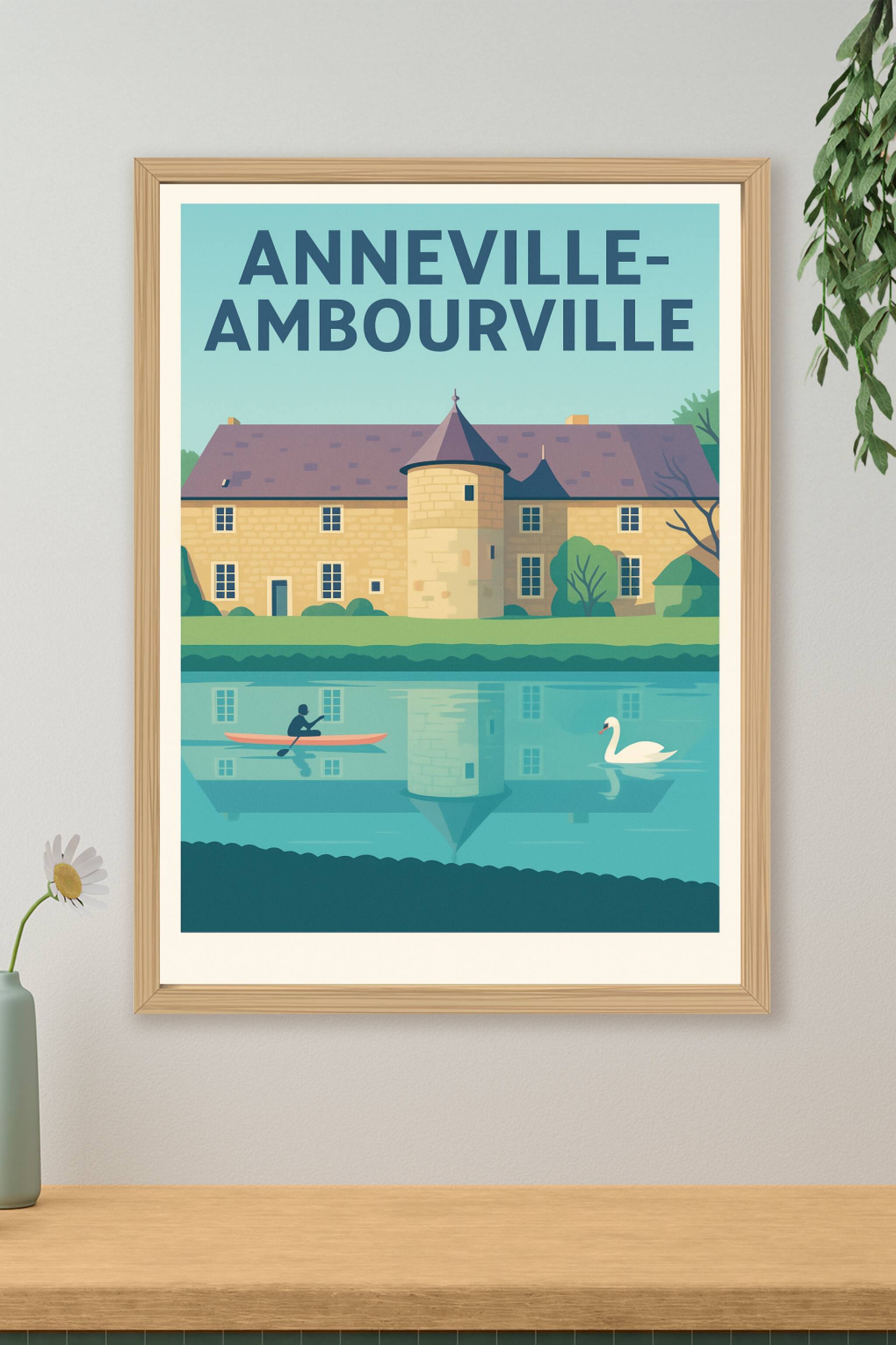 Affiche de Anneville-Ambourville - Charme et Sérénité au Bord de l'Eau