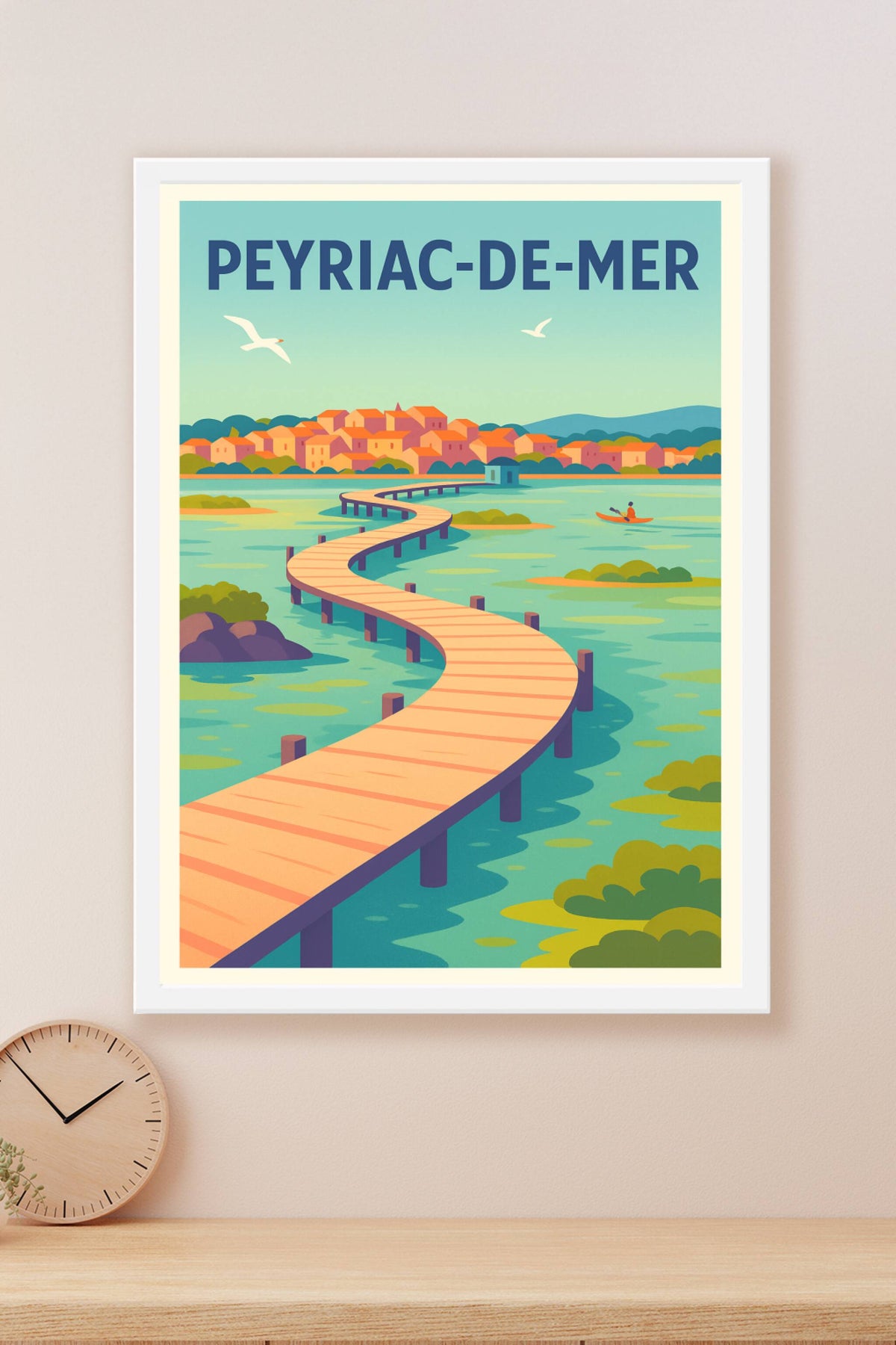 Affiche de Peyriac-de-Mer - Le charme envoûtant du littoral languedocien