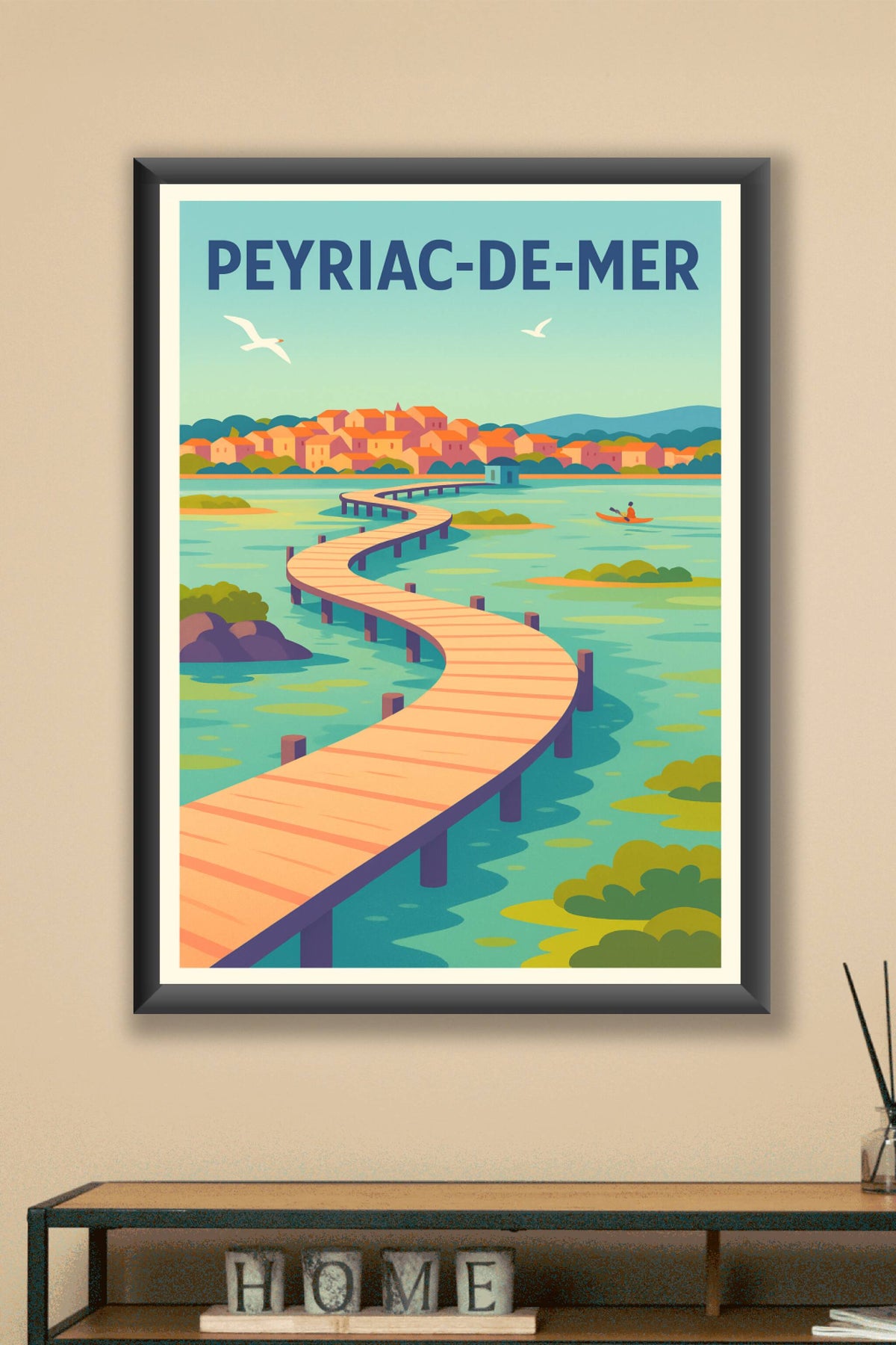 Affiche de Peyriac-de-Mer - Le charme envoûtant du littoral languedocien