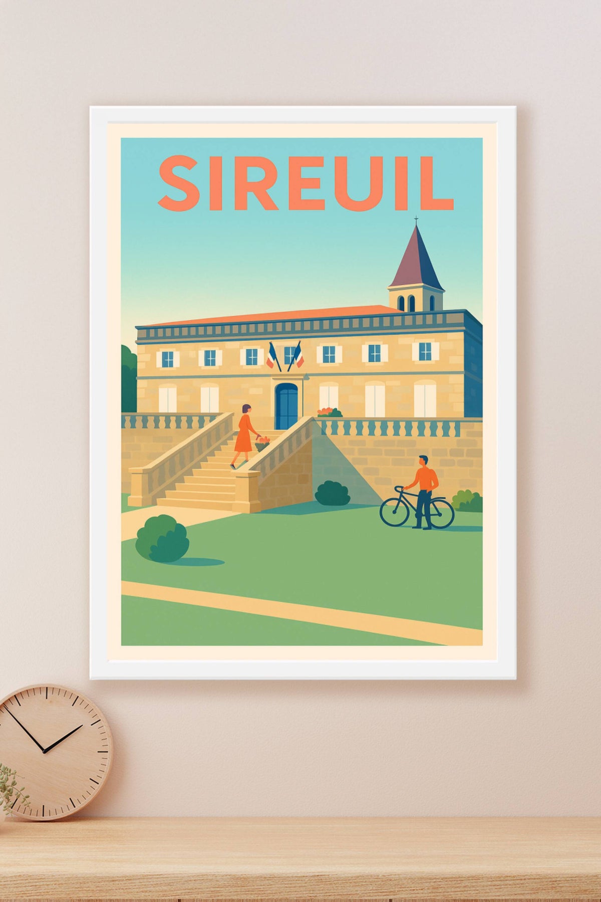 Affiche de Sireuil - Charme et quiétude d'un village pictural