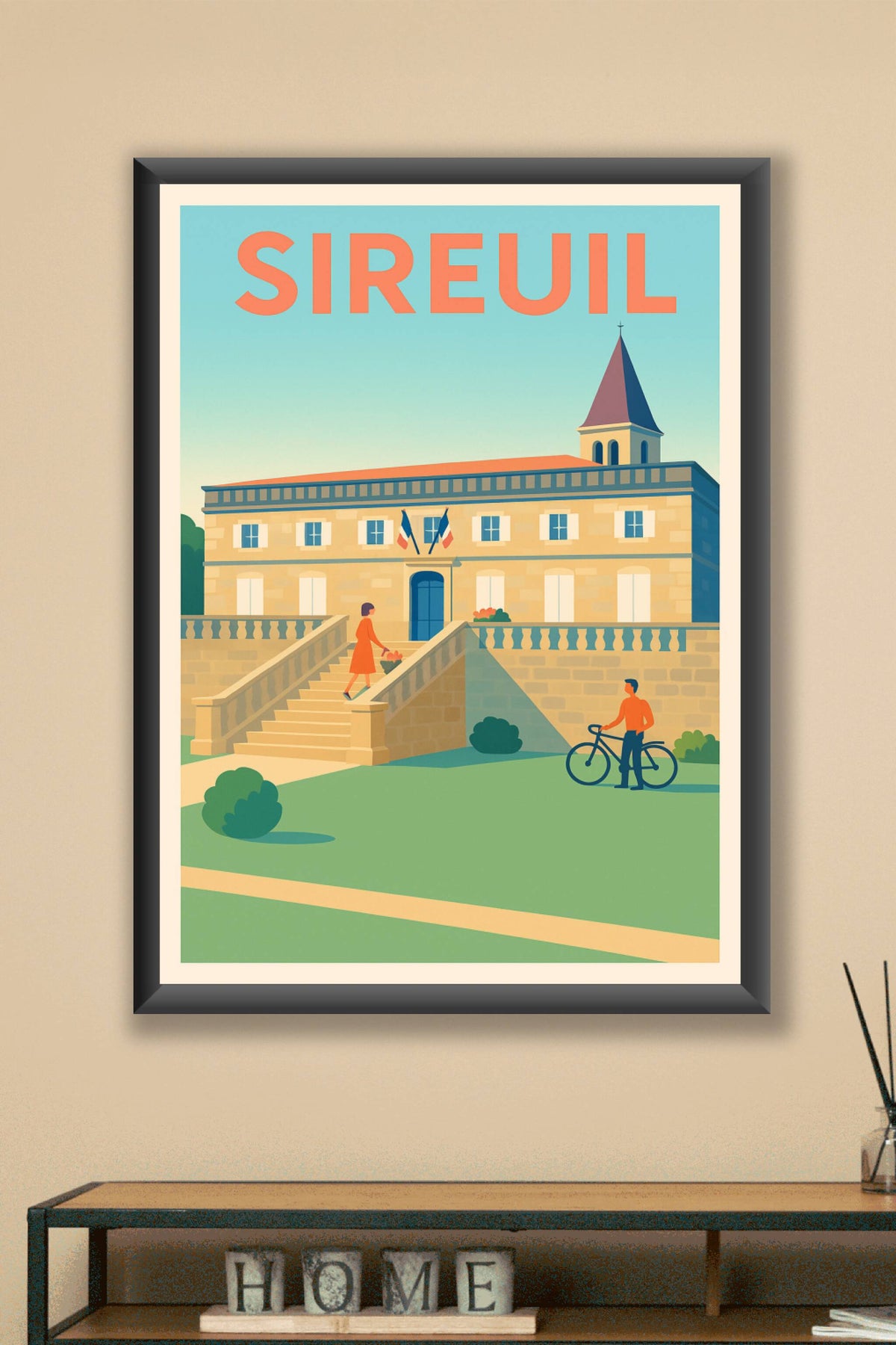 Affiche de Sireuil - Charme et quiétude d'un village pictural