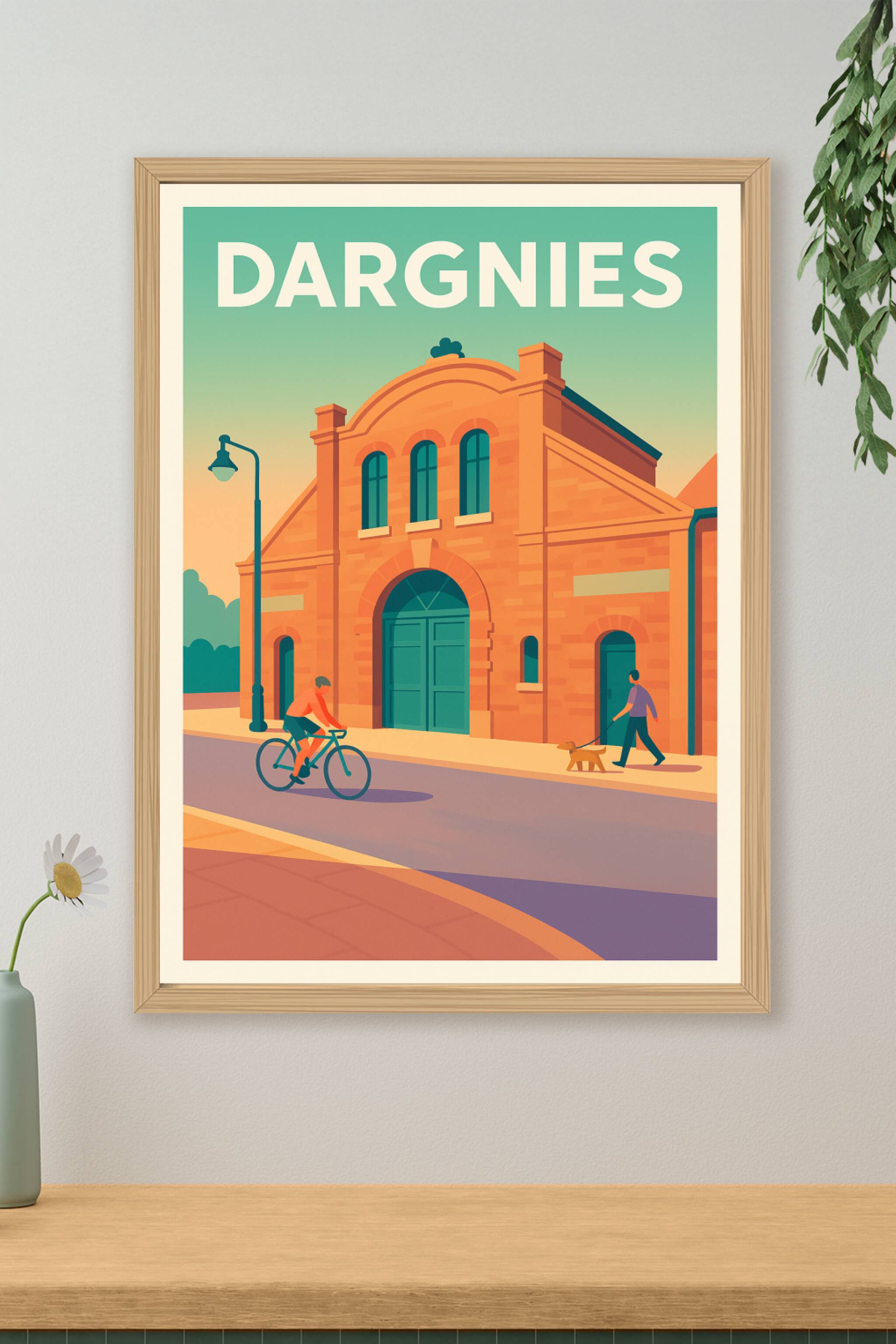 Affiche de Dargnies - L'architecture chaleureuse à portée de regard