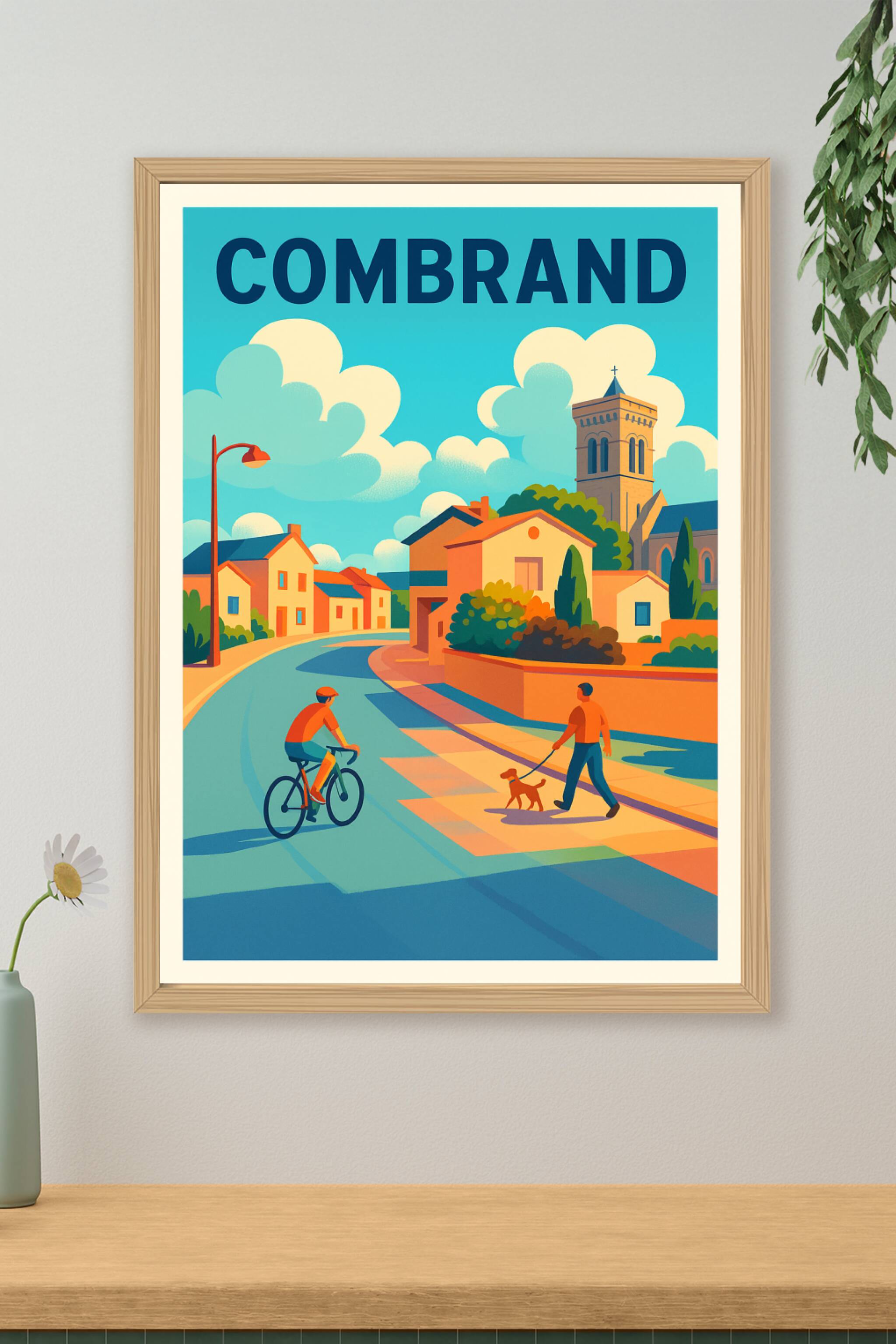 Affiche de Combrand - Douceur de vie et sérénité rurale