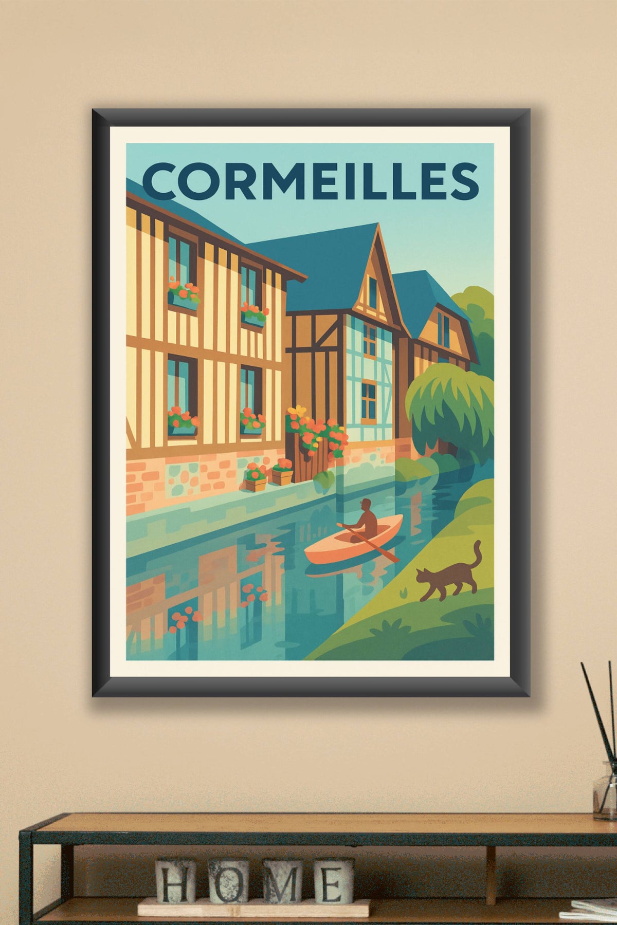 Affiche de Cormeilles - Charme bucolique et maisons à colombages