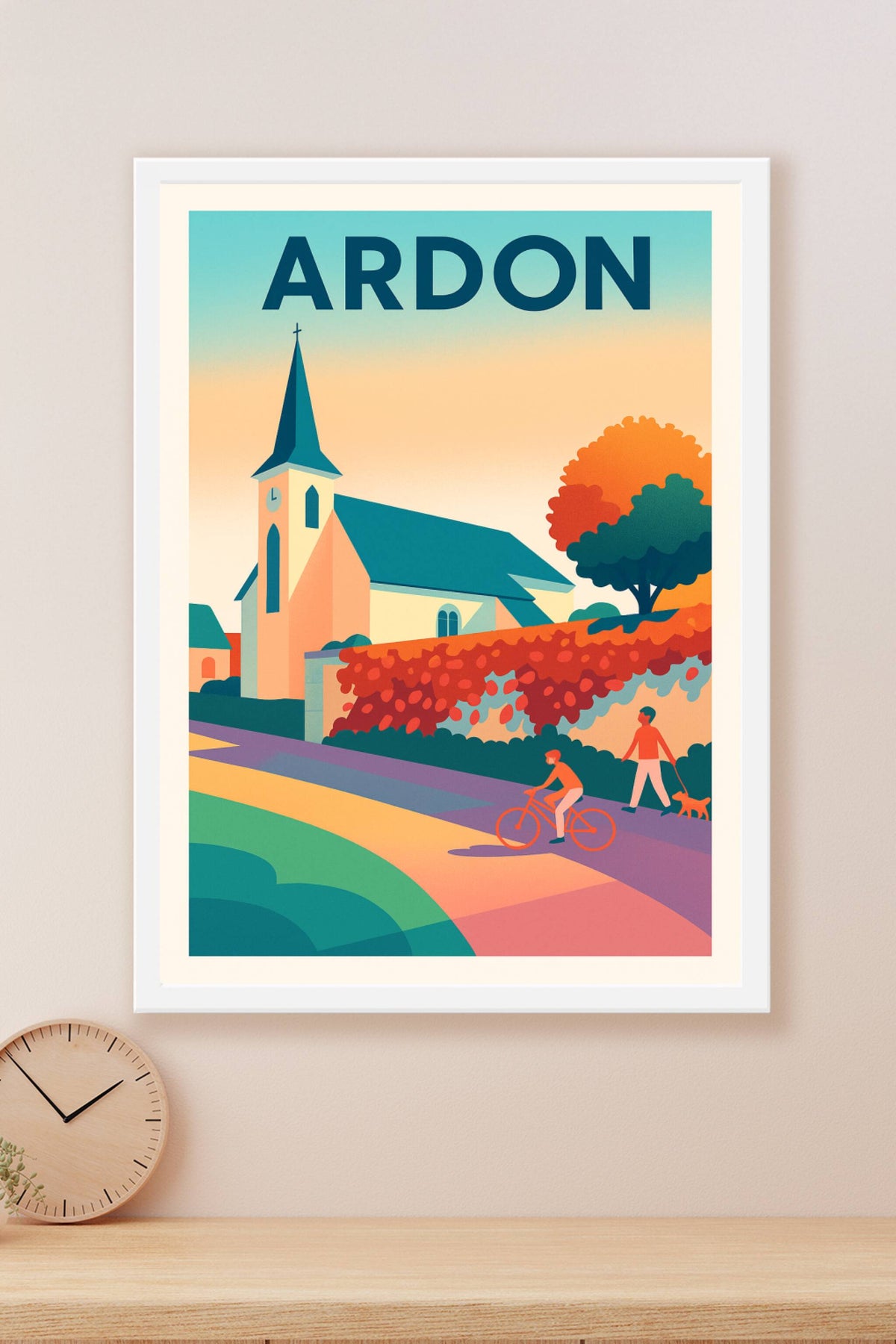 Affiche de Ardon - Charme paisible d'un village en couleur