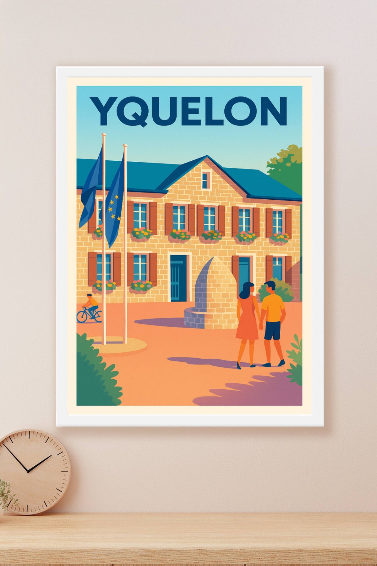 Affiche de Yquelon - Charme et douceur normande