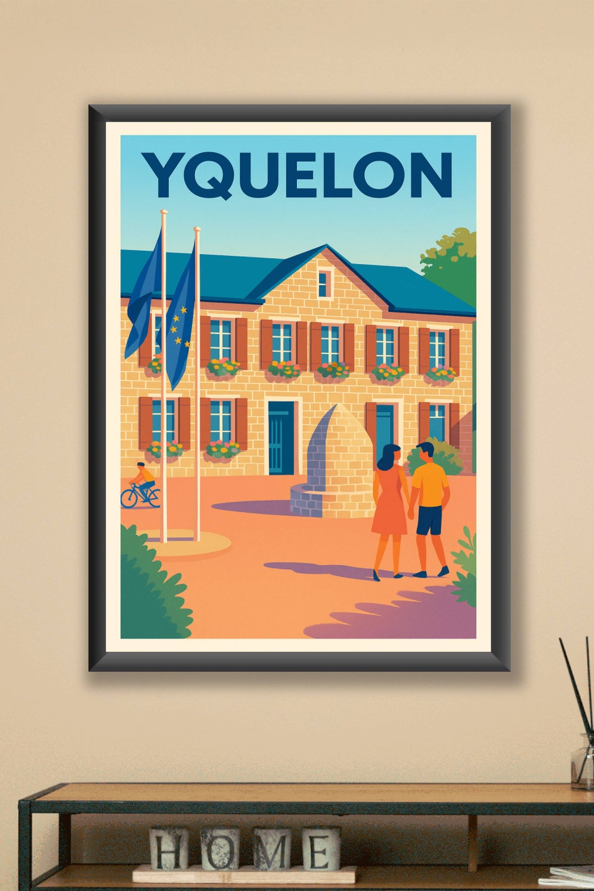 Affiche de Yquelon - Charme et douceur normande