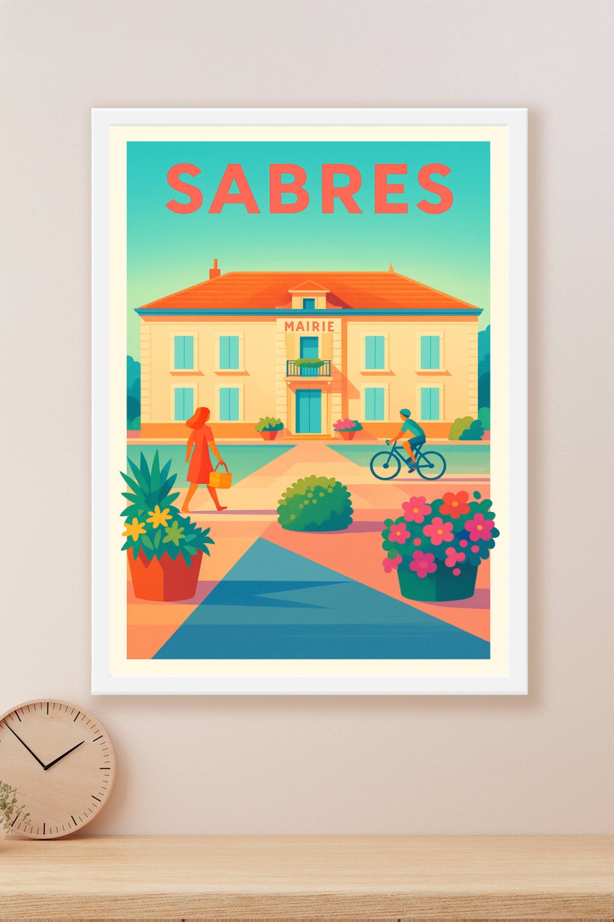 Affiche de Sabres - Charme et Sérénité en Nouvelle-Aquitaine