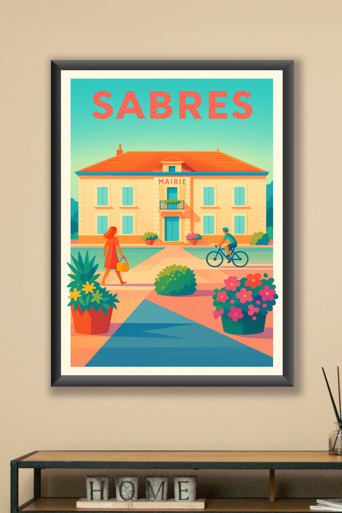 Affiche de Sabres - Charme et Sérénité en Nouvelle-Aquitaine