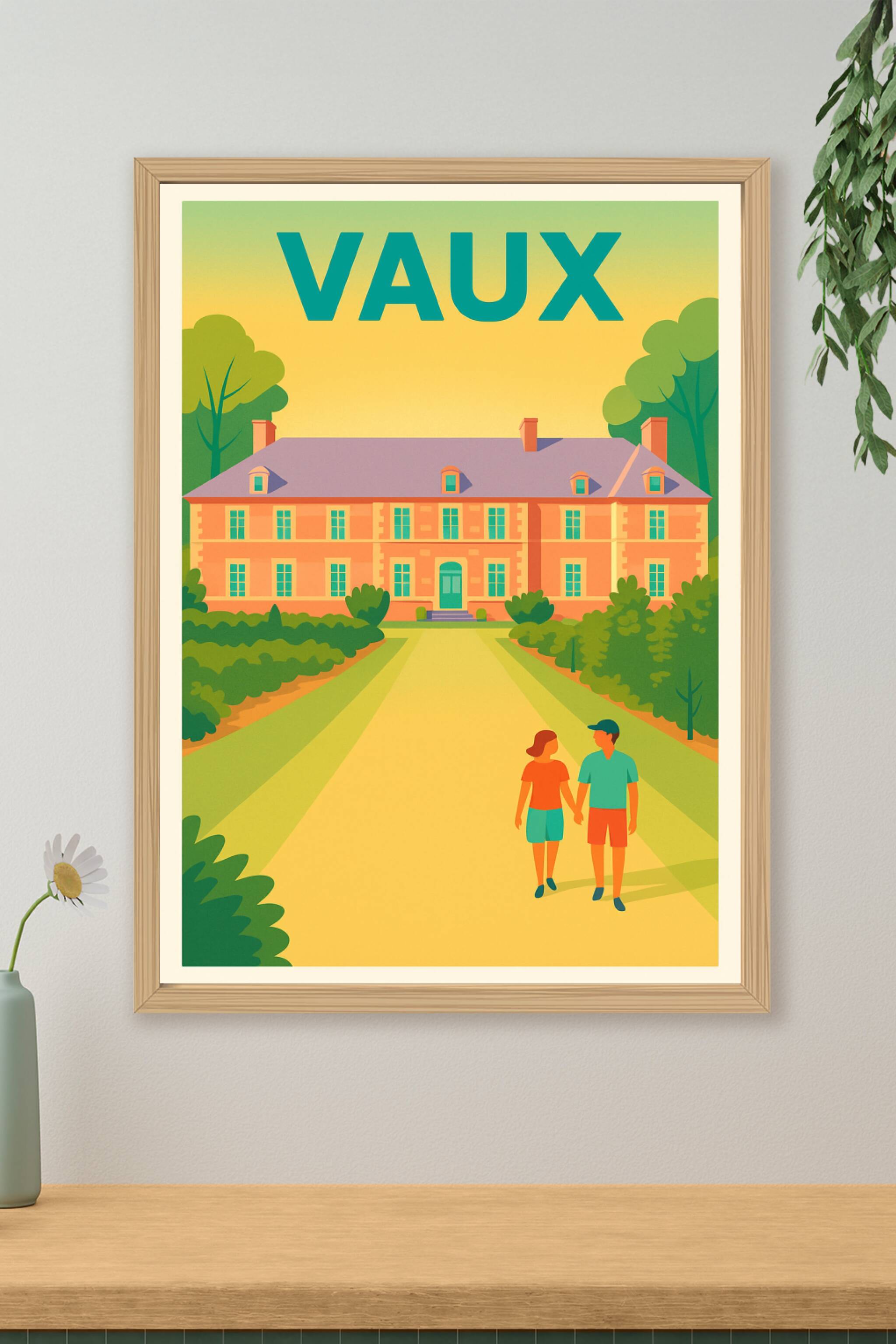 Affiche de Vaux - Promenade romantique au cœur d'un domaine d'exception