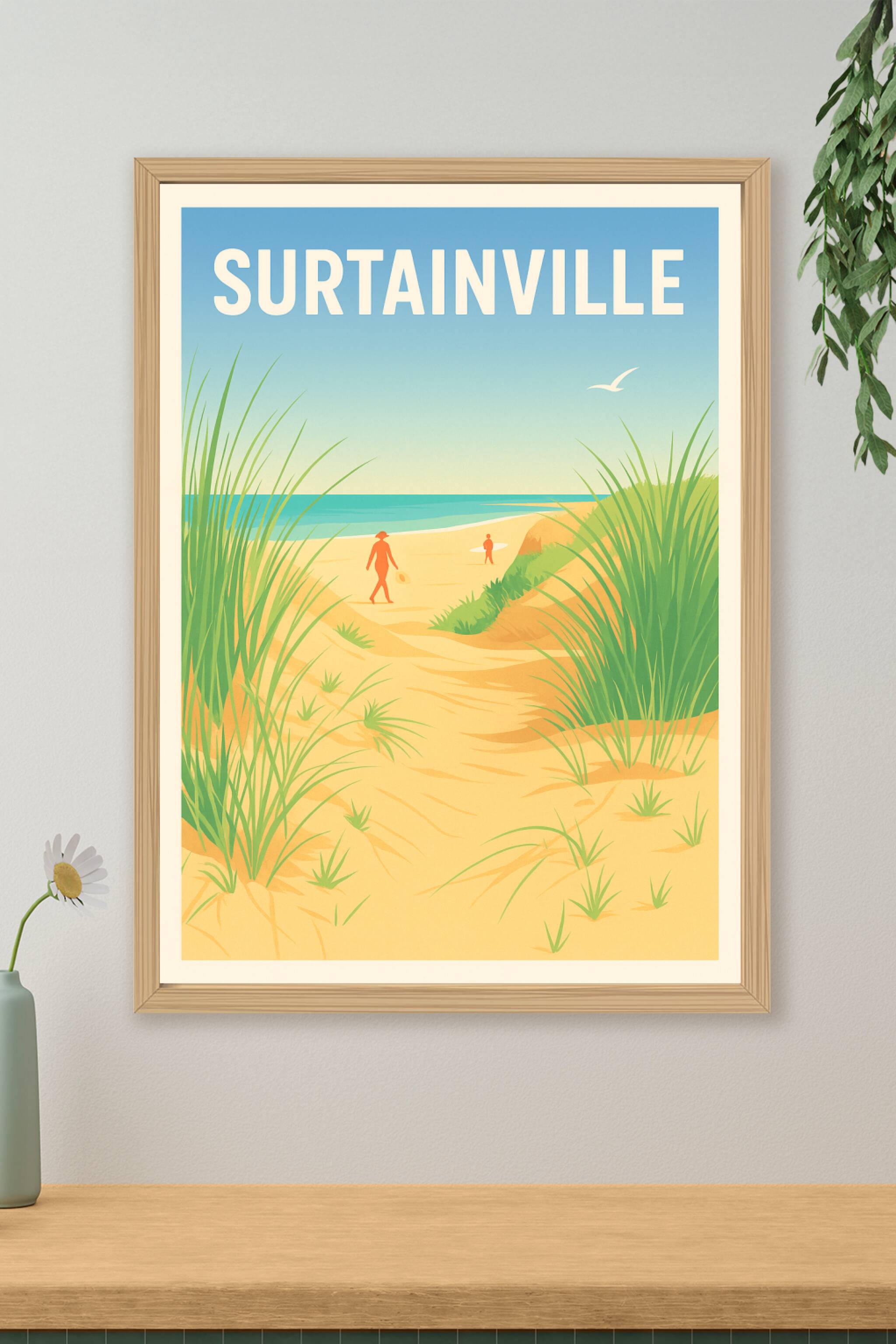 Affiche de Surtainville - Évasion balnéaire au cœur des dunes