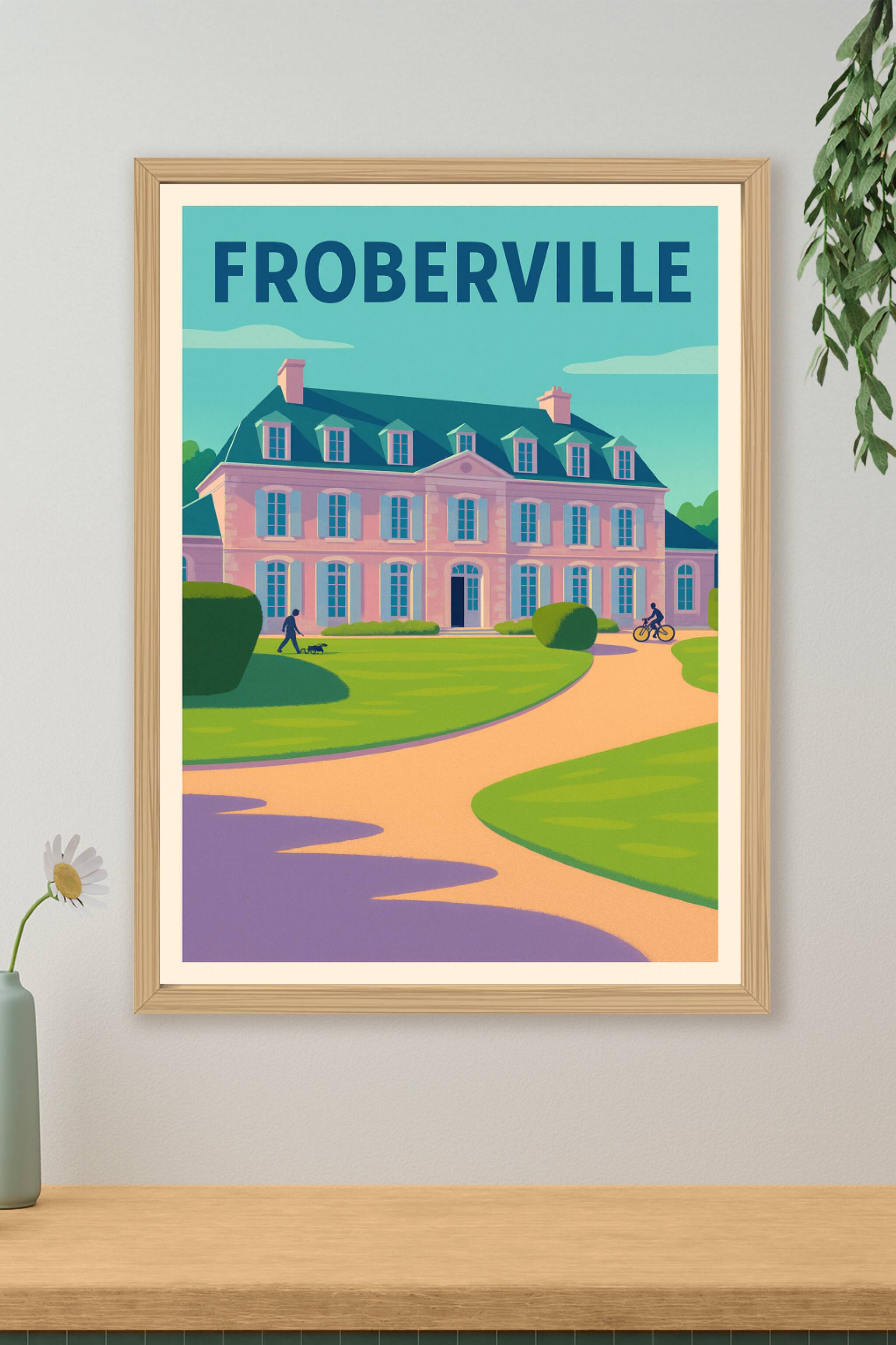 Affiche de Froberville - Élégance et charme à la campagne