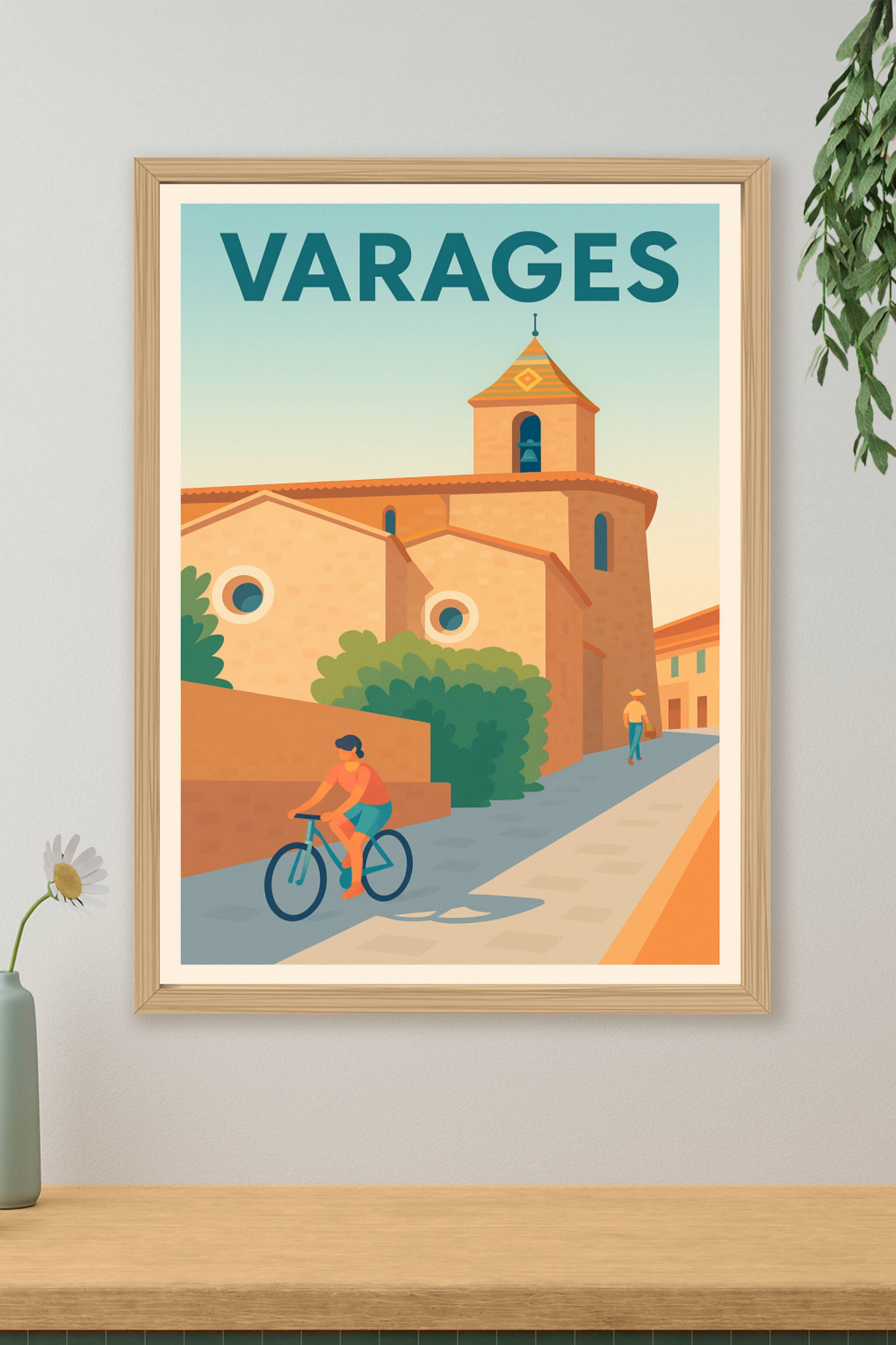 Affiche de Varages - Charme et tranquillité provençale