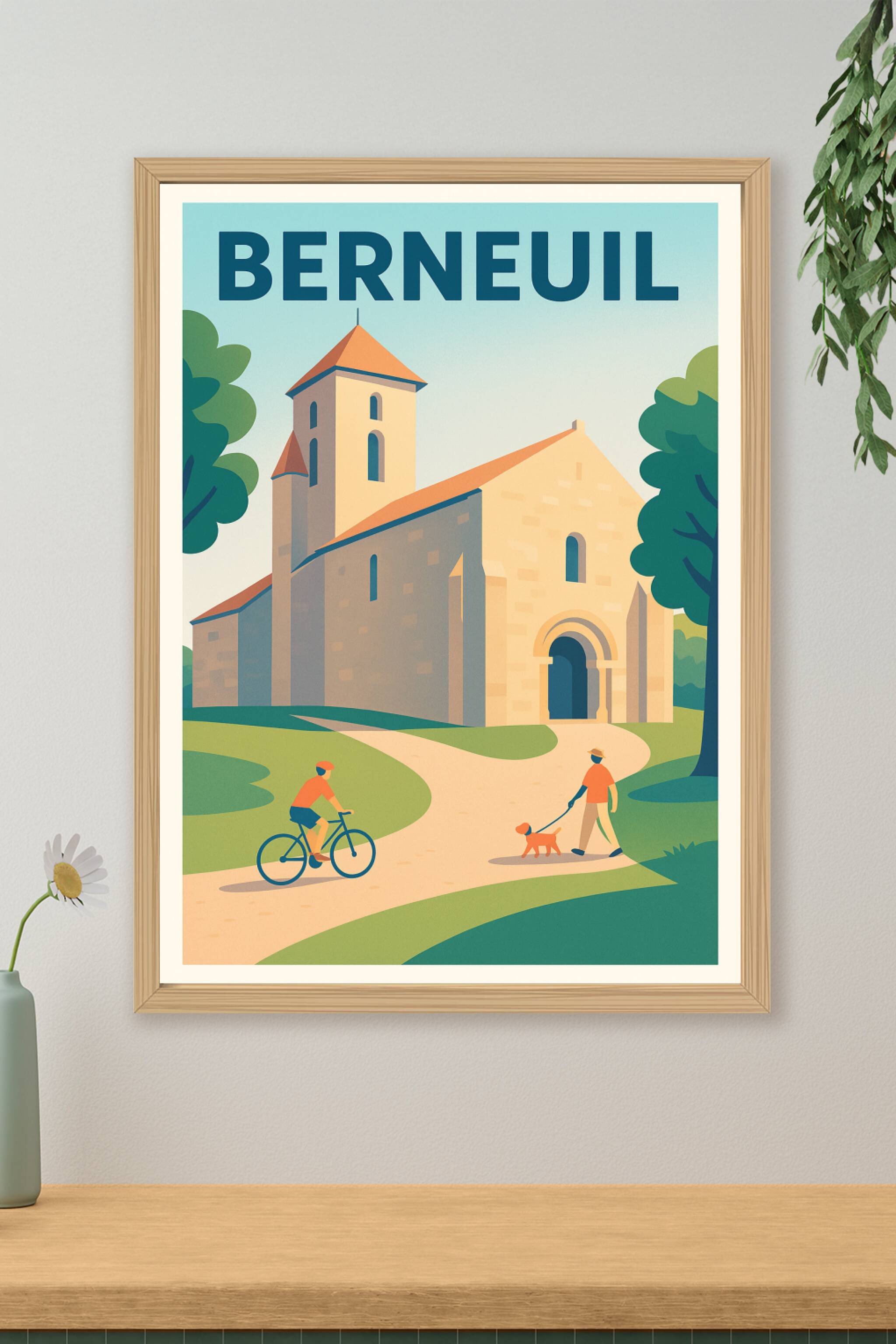 Affiche de Berneuil - Un havre de paix au cœur de la nature