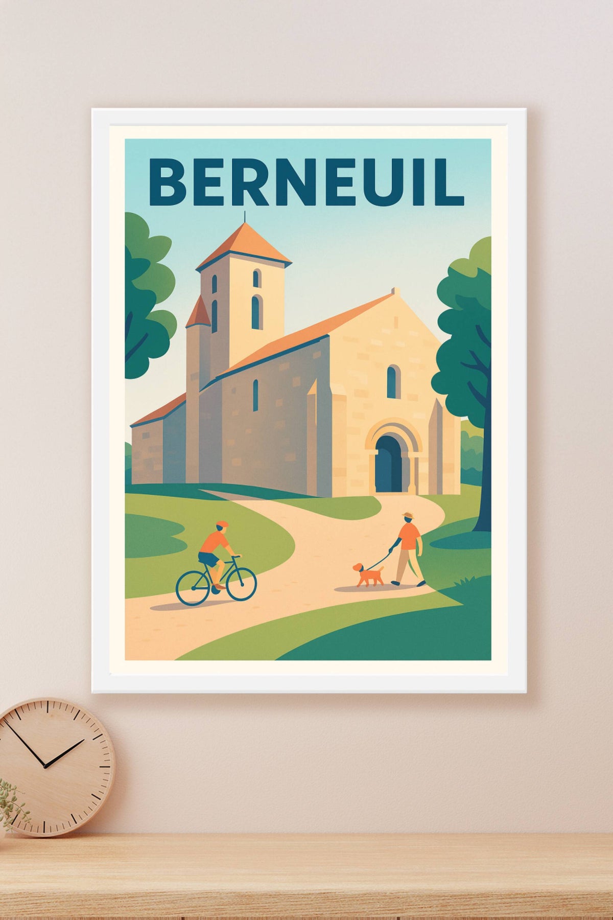Affiche de Berneuil - Un havre de paix au cœur de la nature