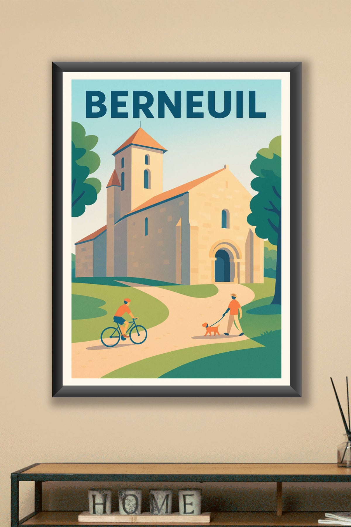 Affiche de Berneuil - Un havre de paix au cœur de la nature
