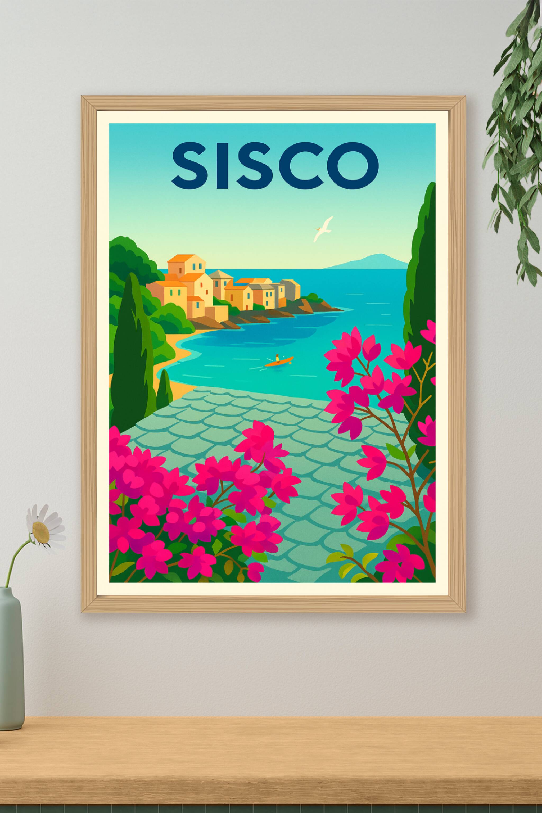 Affiche de Sisco - L’évasion méditerranéenne paisible