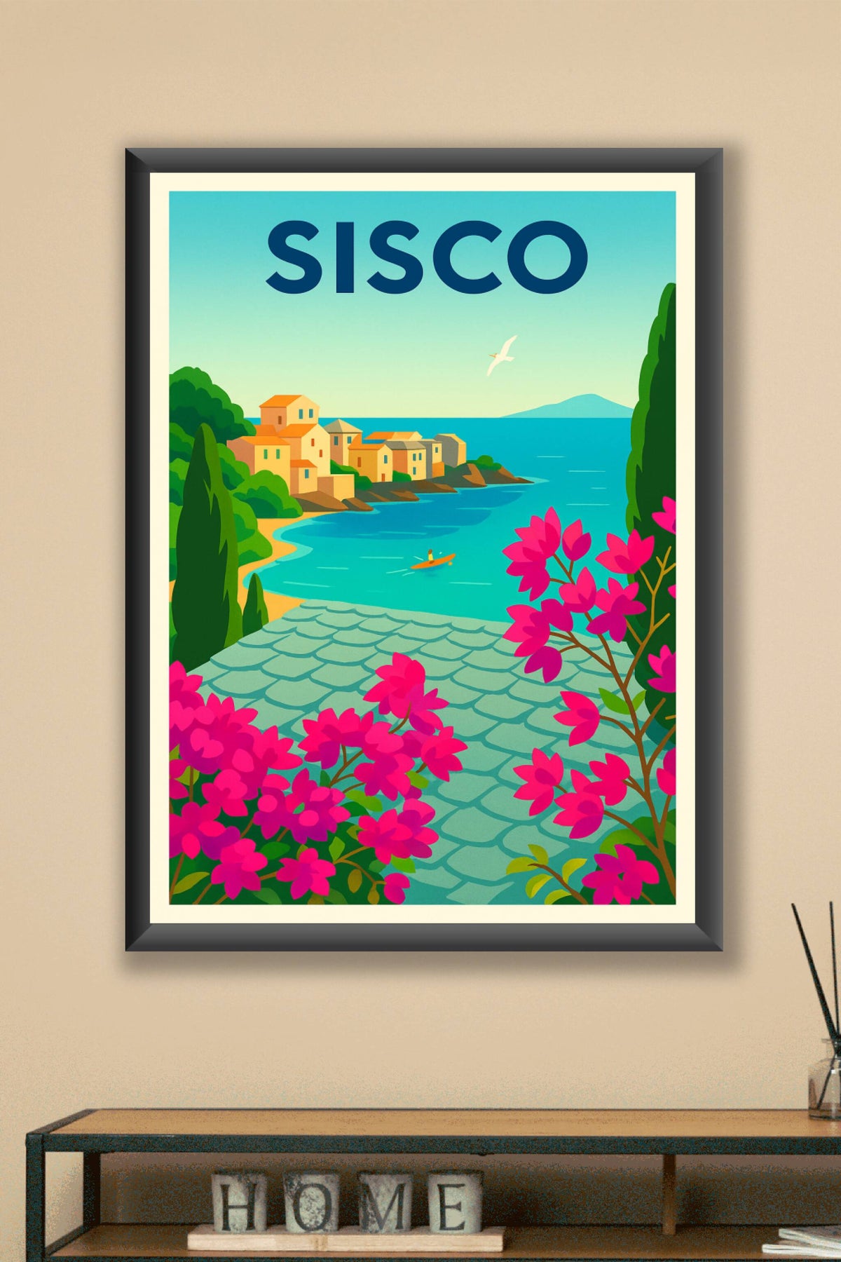 Affiche de Sisco - L’évasion méditerranéenne paisible