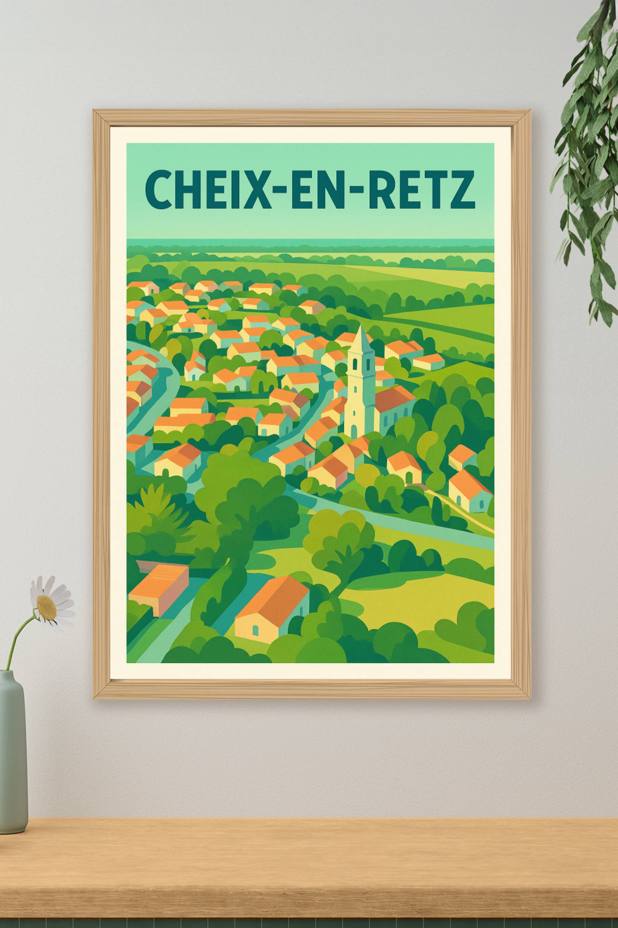 Affiche de Cheix-en-Retz - Charme bucolique et douceur de vivre