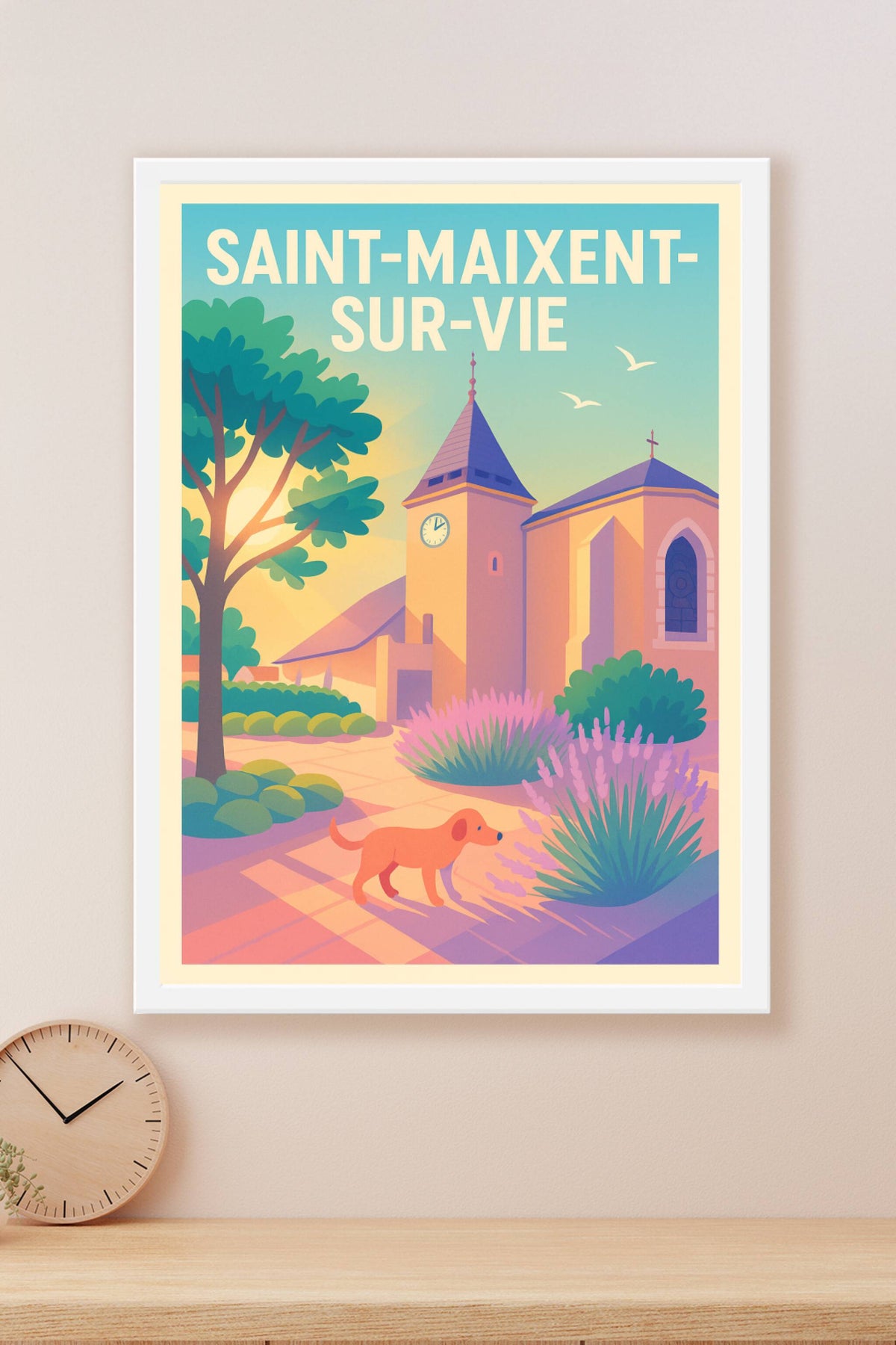 Affiche de Saint-Maixent-sur-Vie - Douceur et Sérénité en Pays Vendéen