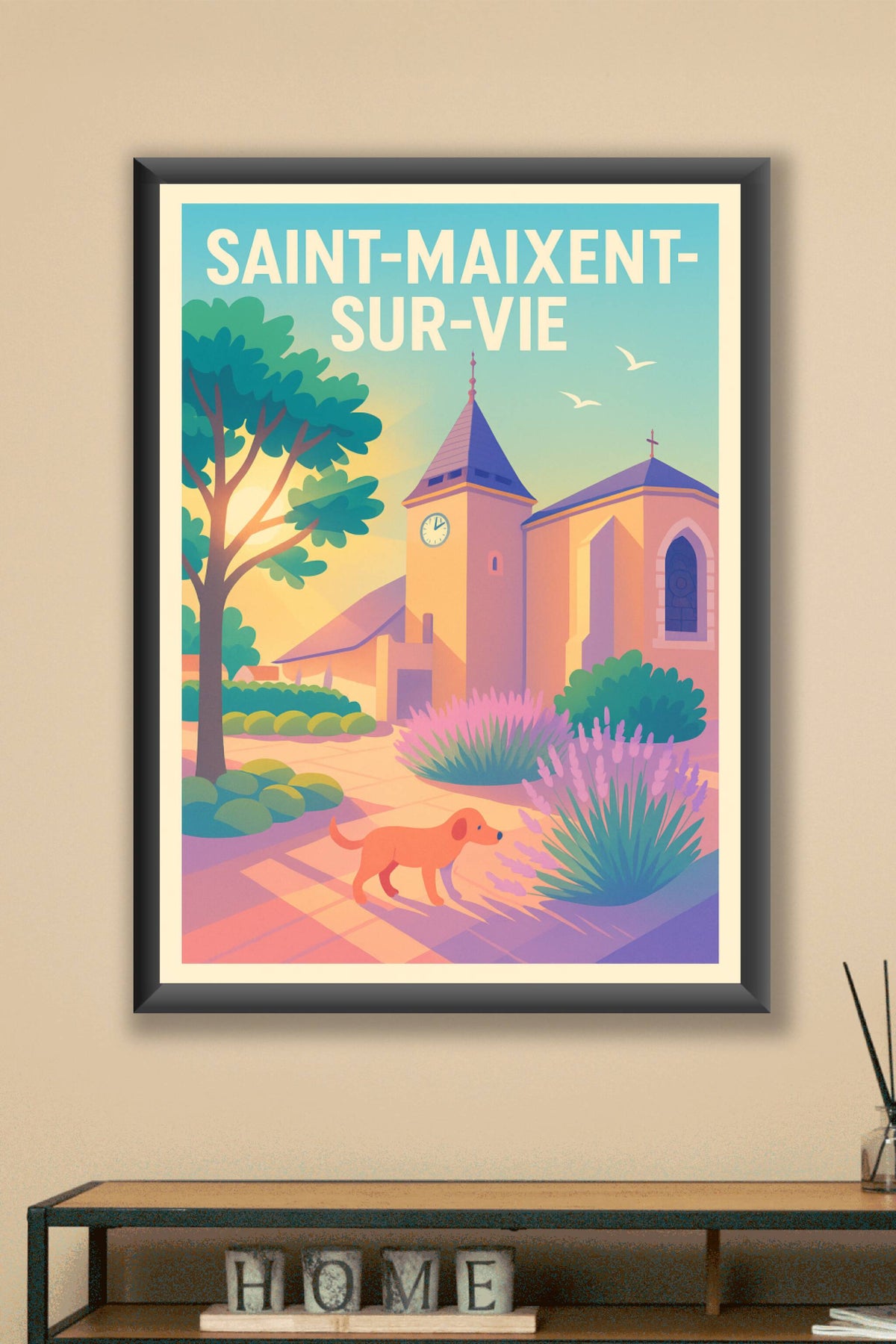 Affiche de Saint-Maixent-sur-Vie - Douceur et Sérénité en Pays Vendéen