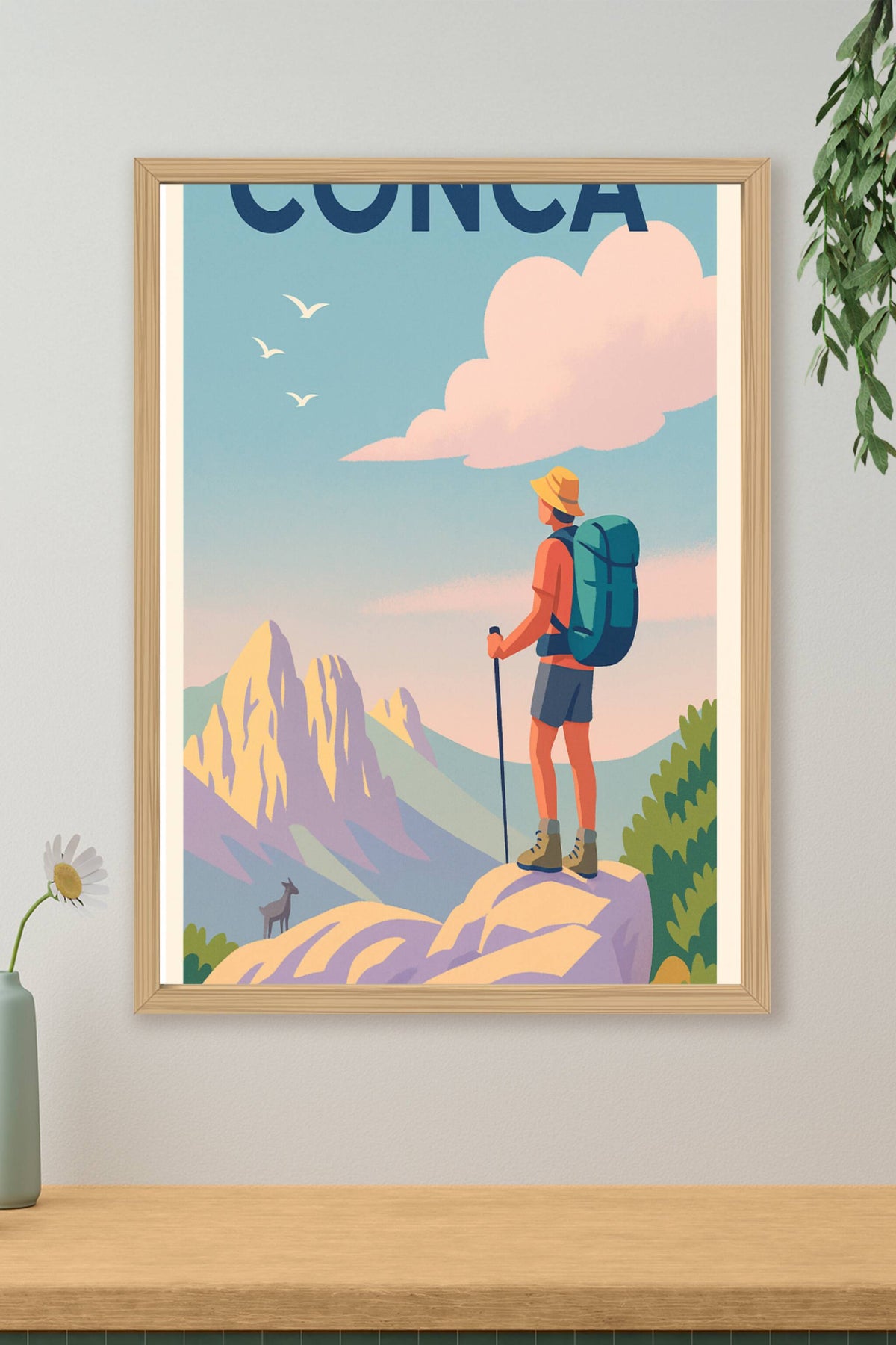 Affiche de Conca - L'appel de la montagne et de l'aventure