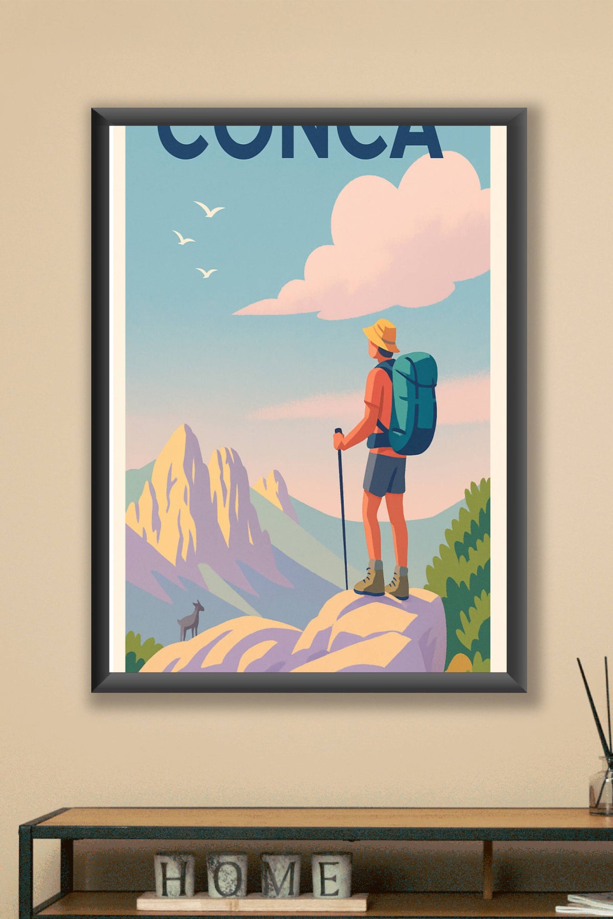 Affiche de Conca - L'appel de la montagne et de l'aventure