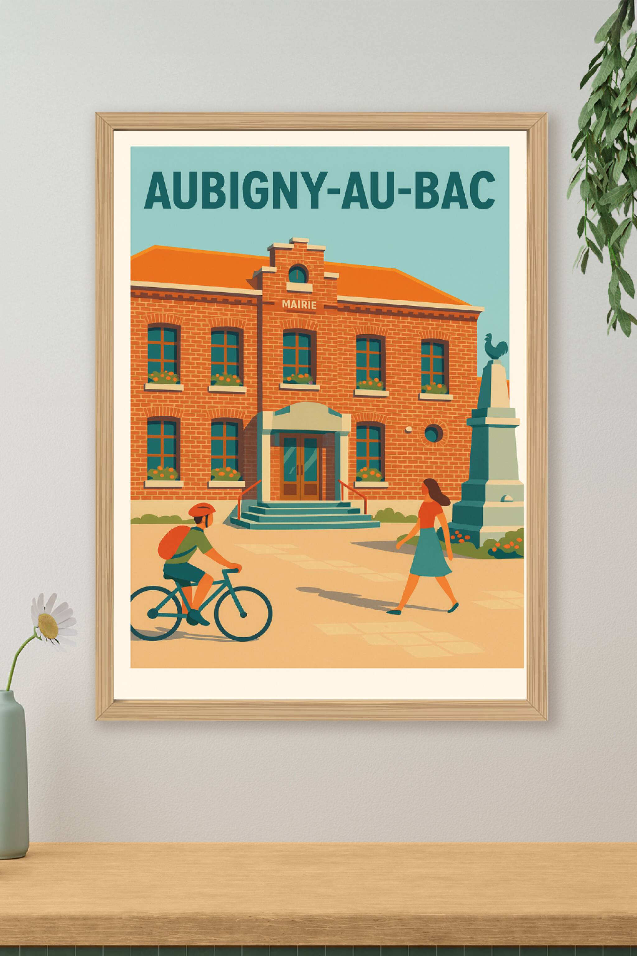 Affiche de Aubigny-au-Bac - Charme et douceur de la vie locale