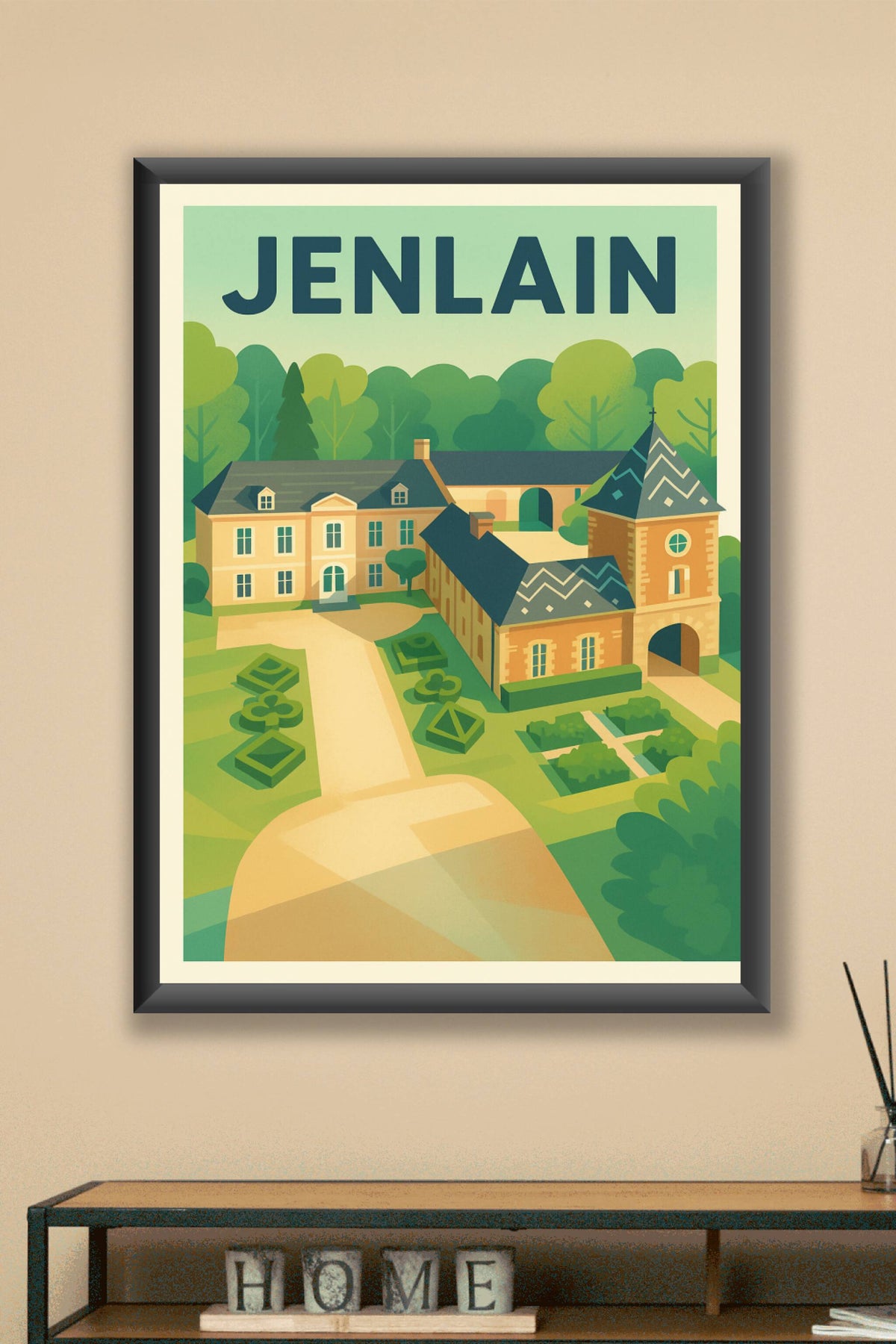 Affiche de Jenlain - Charme et sérénité au cœur du patrimoine