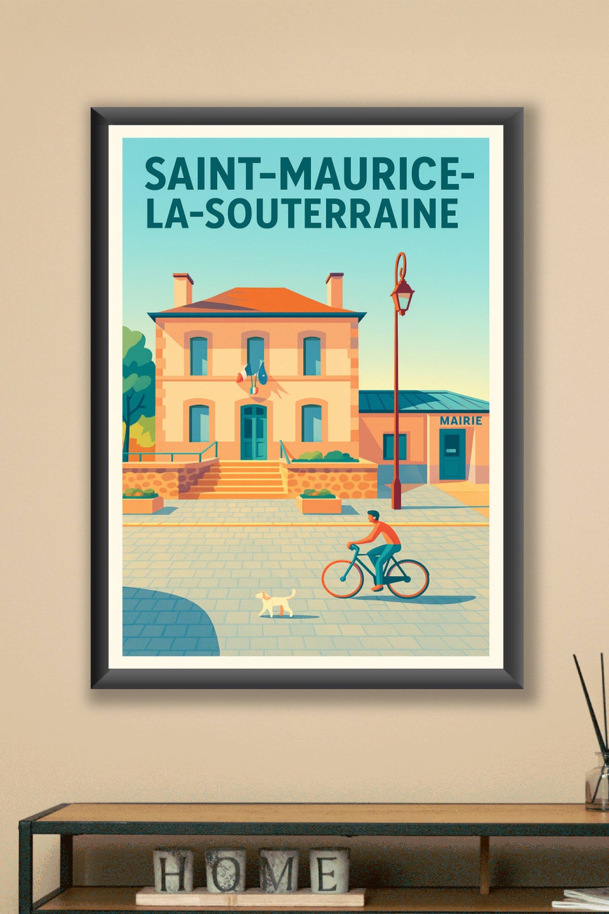 Affiche de Saint-Maurice-la-Souterraine - Charme et sérénité au cœur du village