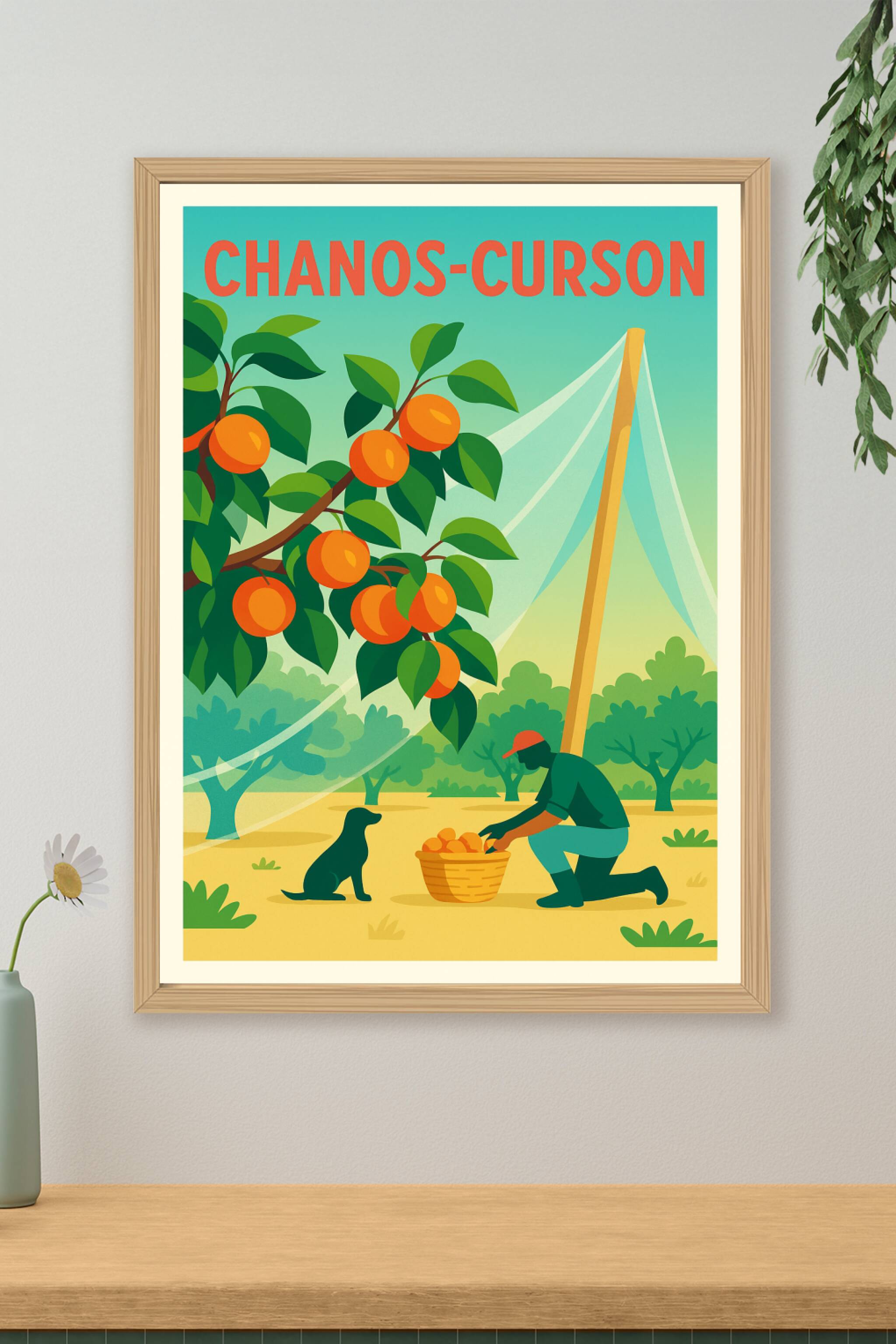 Affiche de Chanos-Curson - Douceur et traditions fruitières