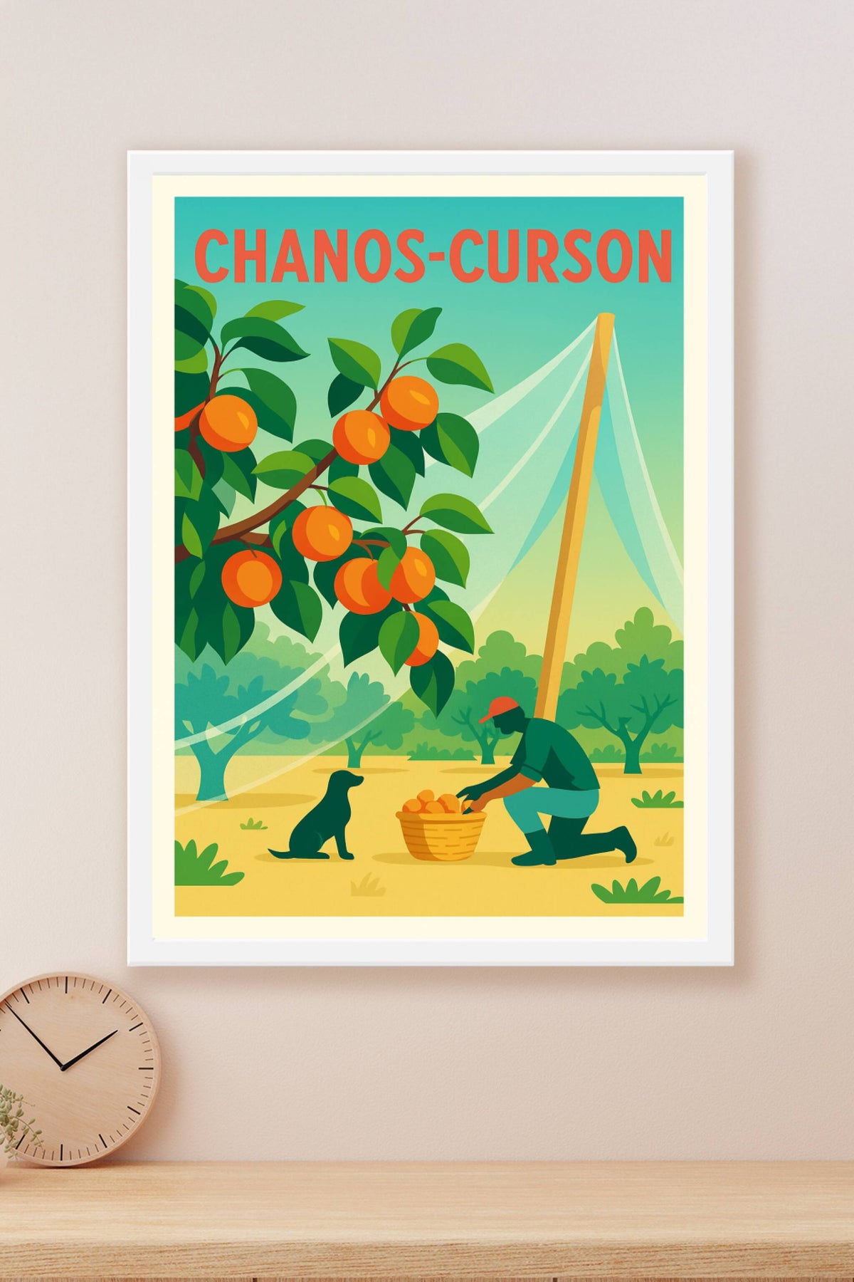 Affiche de Chanos-Curson - Douceur et traditions fruitières