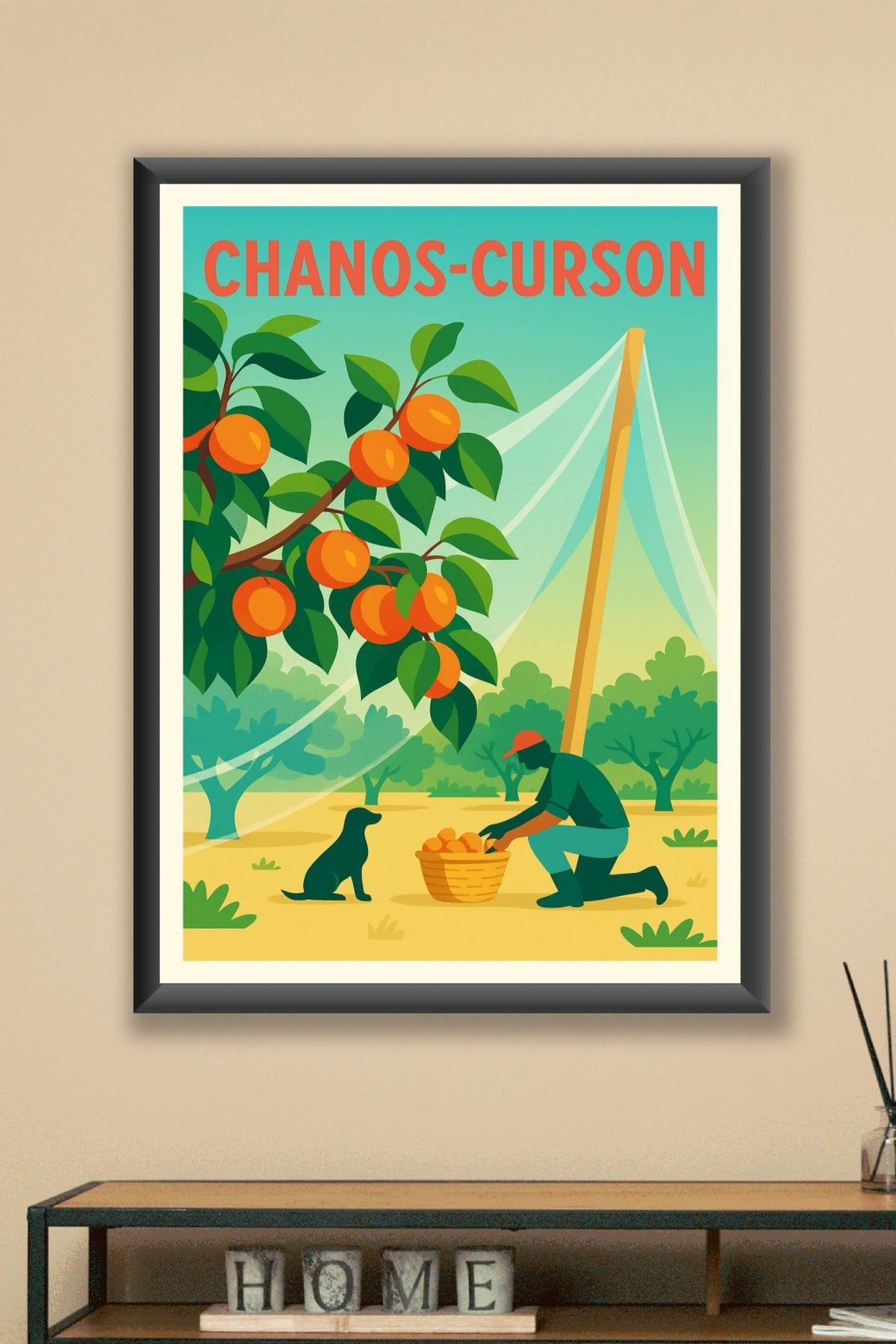 Affiche de Chanos-Curson - Douceur et traditions fruitières