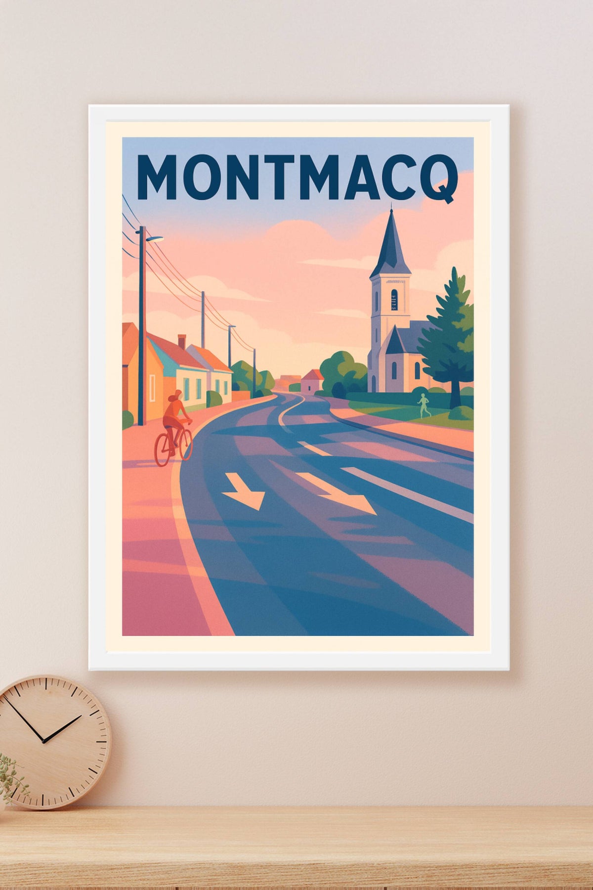 Affiche de Montmacq - Charme paisible au crépuscule