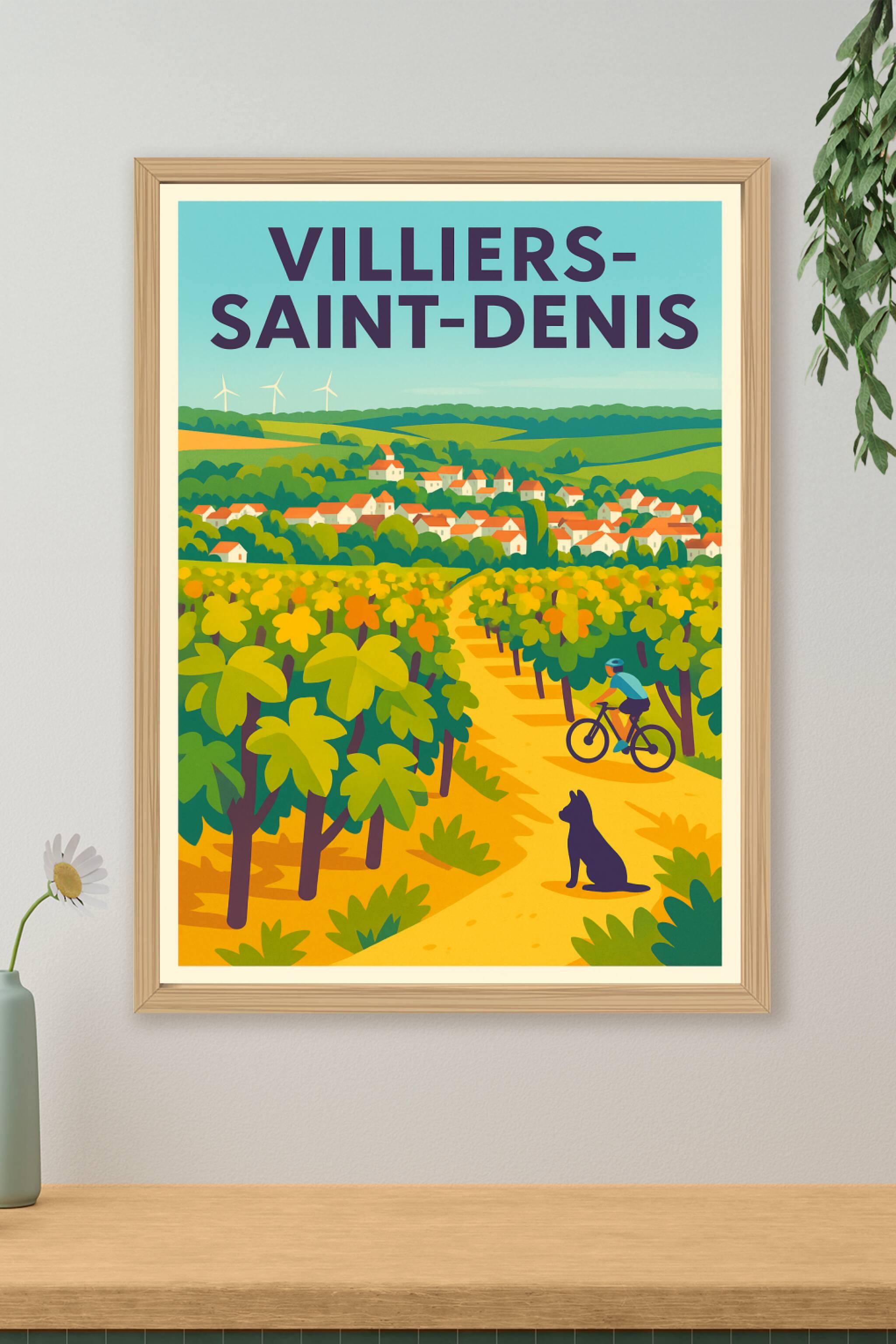 Affiche de Villiers-Saint-Denis - Évasion bucolique au cœur des vignobles