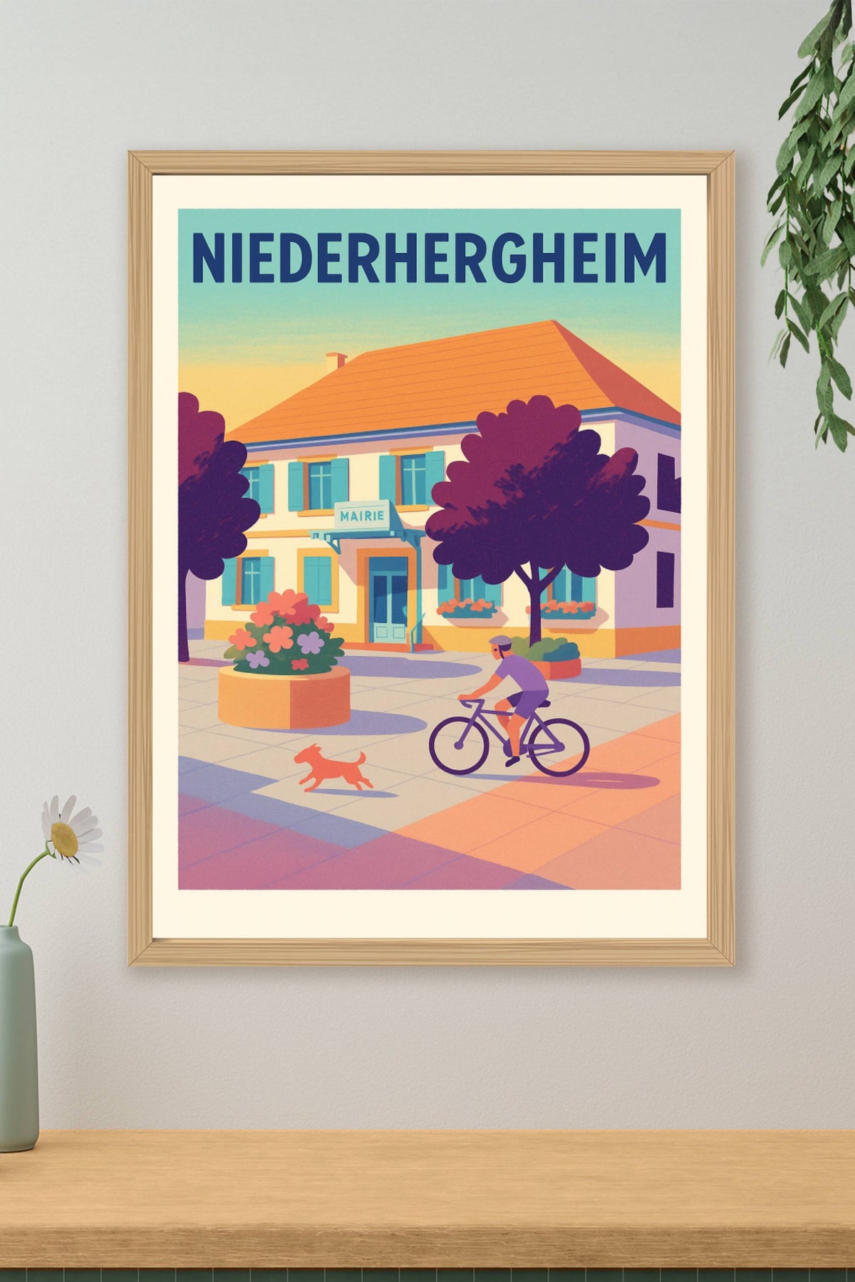 Affiche de Niederhergheim - L'art de vivre au cœur du village