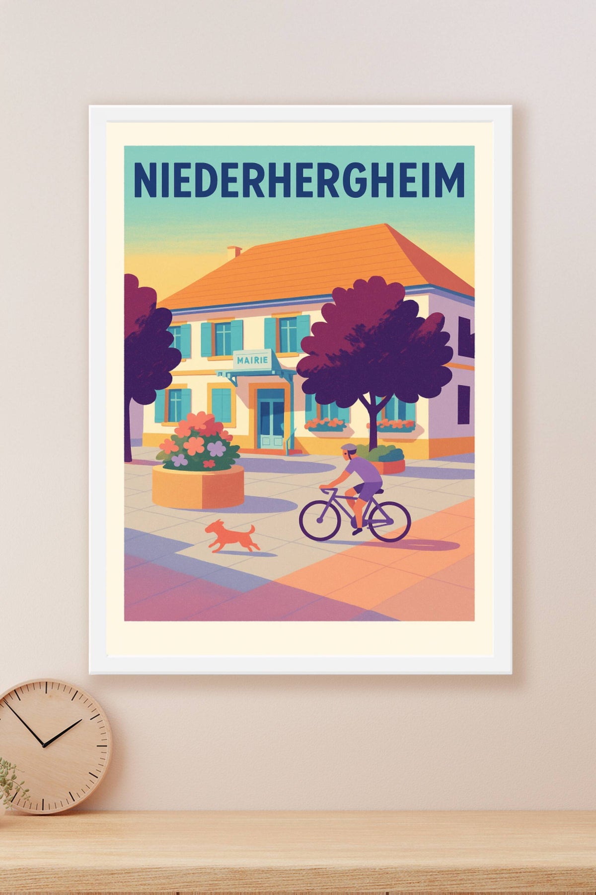 Affiche de Niederhergheim - L'art de vivre au cœur du village