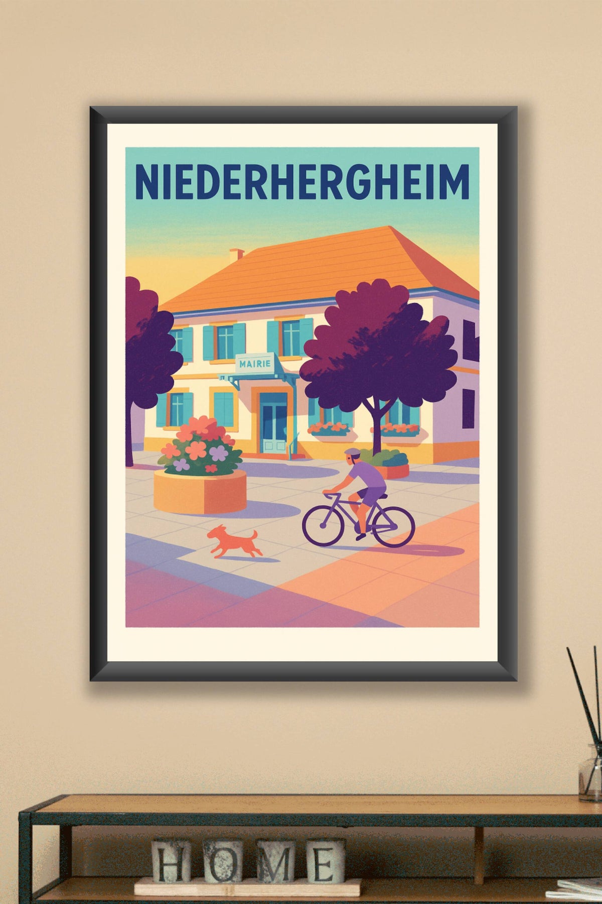 Affiche de Niederhergheim - L'art de vivre au cœur du village
