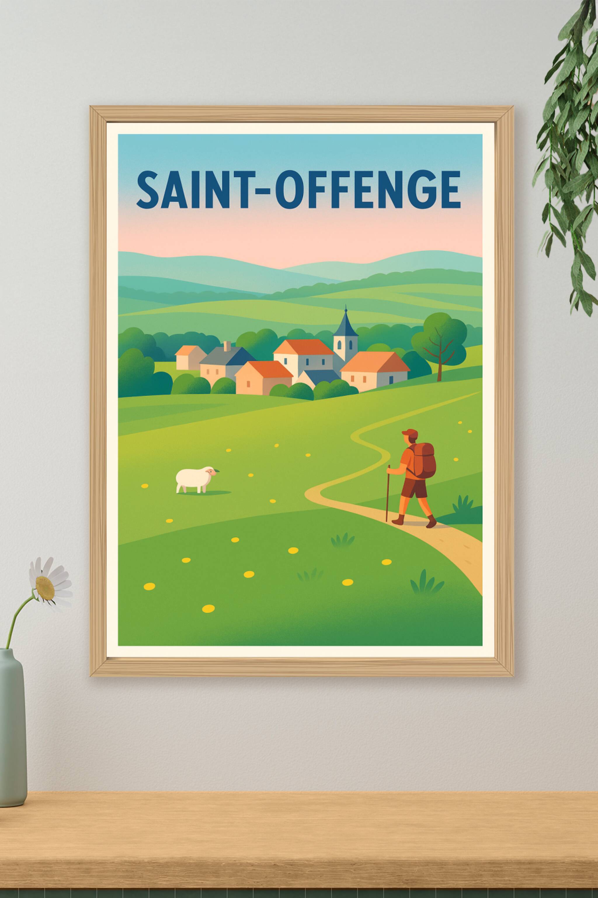 Affiche de Saint-Offenge - Échappée bucolique au cœur des Alpes