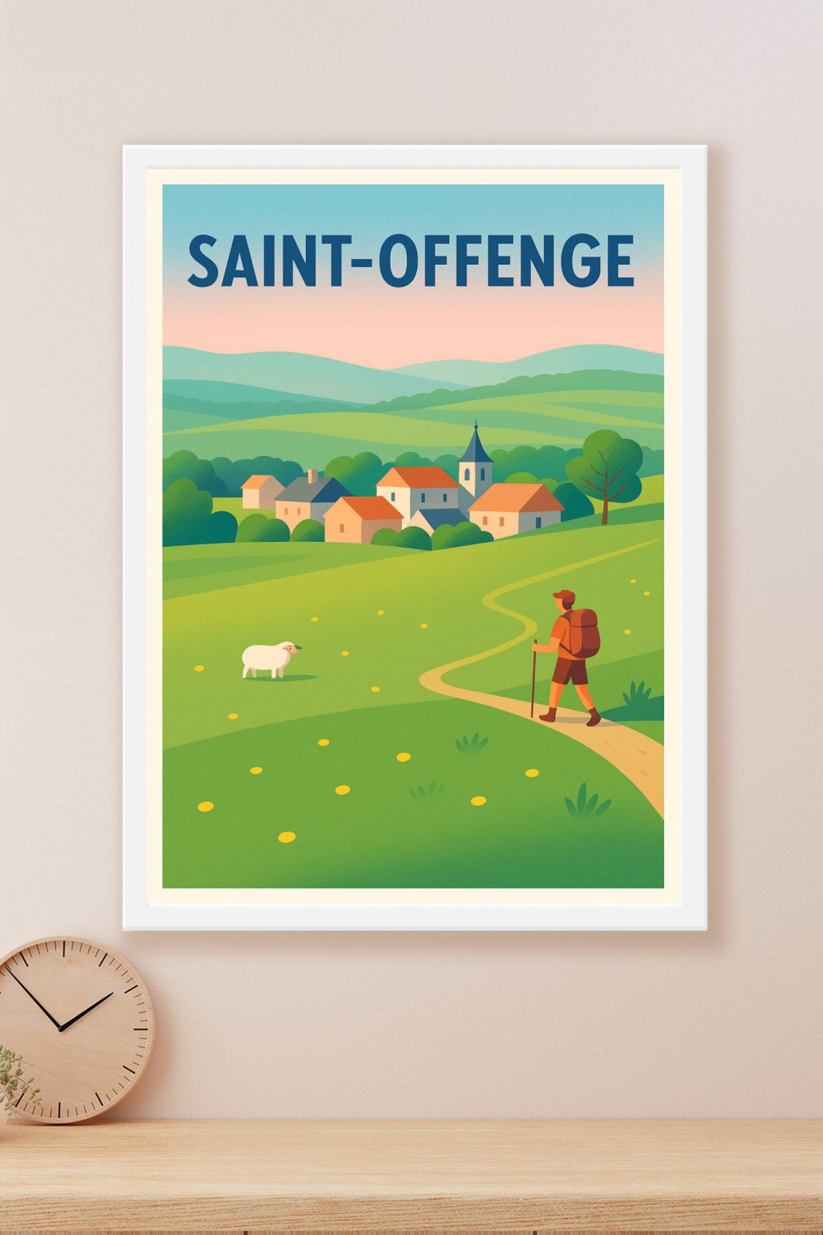 Affiche de Saint-Offenge - Échappée bucolique au cœur des Alpes