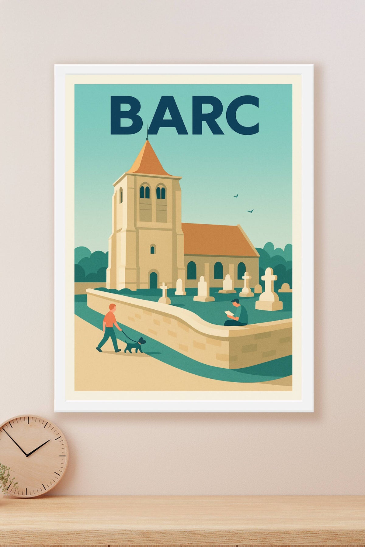 Affiche de Barc - Tranquillité au cœur du village