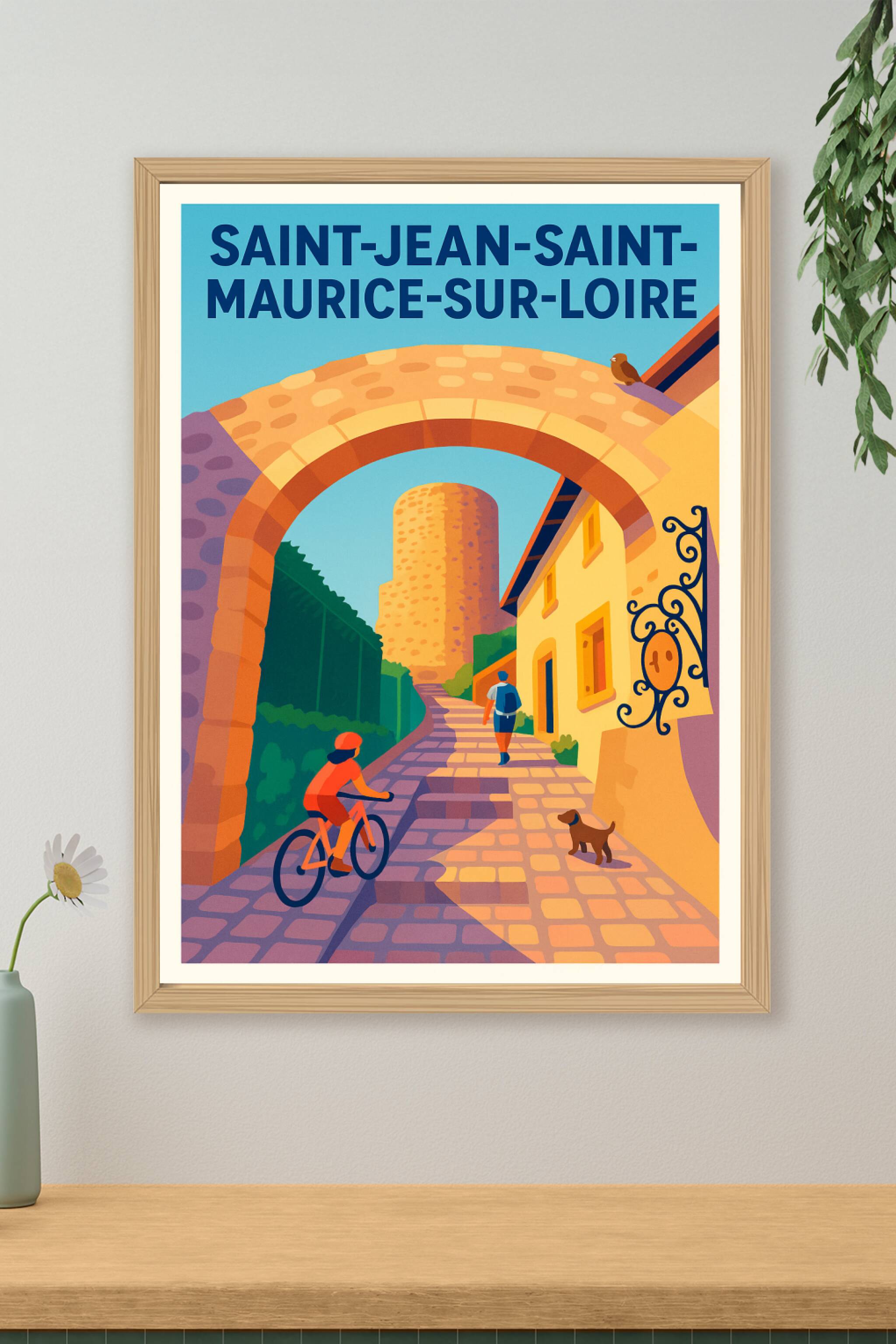 Affiche de Saint-Jean-Saint-Maurice-sur-Loire - Charme pittoresque et ambiance authentique